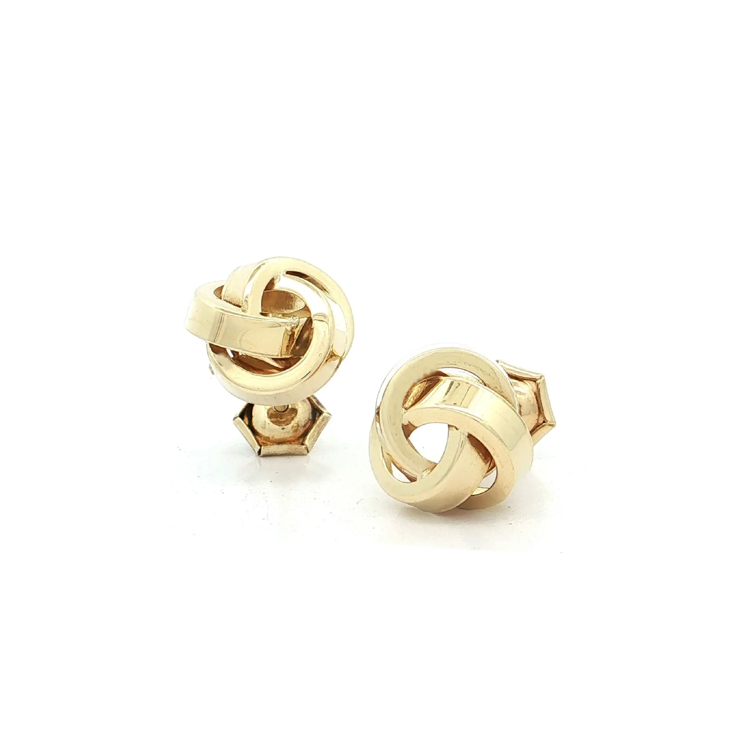 Ohrstecker Gelbgold "Knoten"