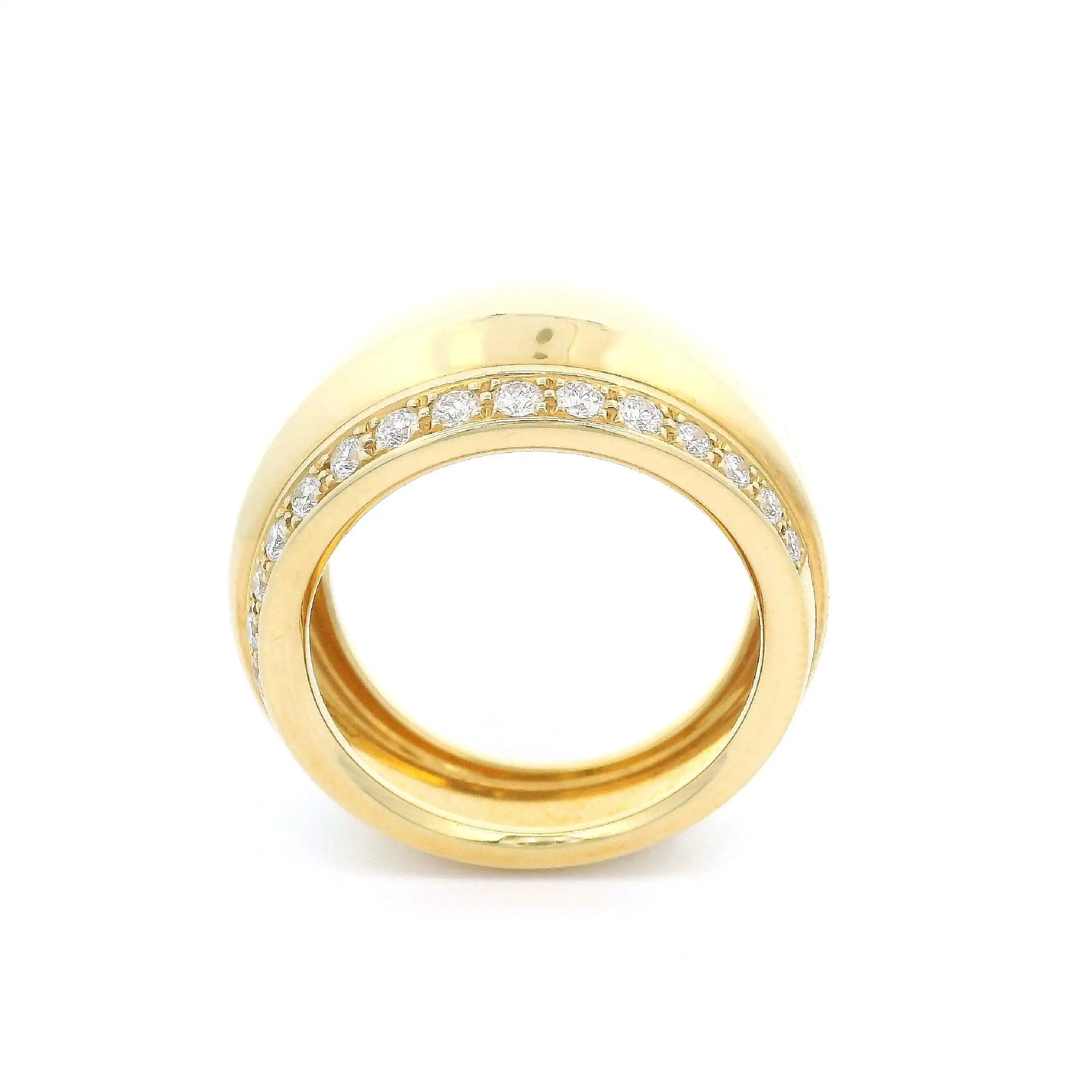 Ring Gelbgold Chopard La Strada mit Brillanten mit Box und Papieren Ring Gelbgold Chopard La Strada mit Brillanten mit Box und Papieren