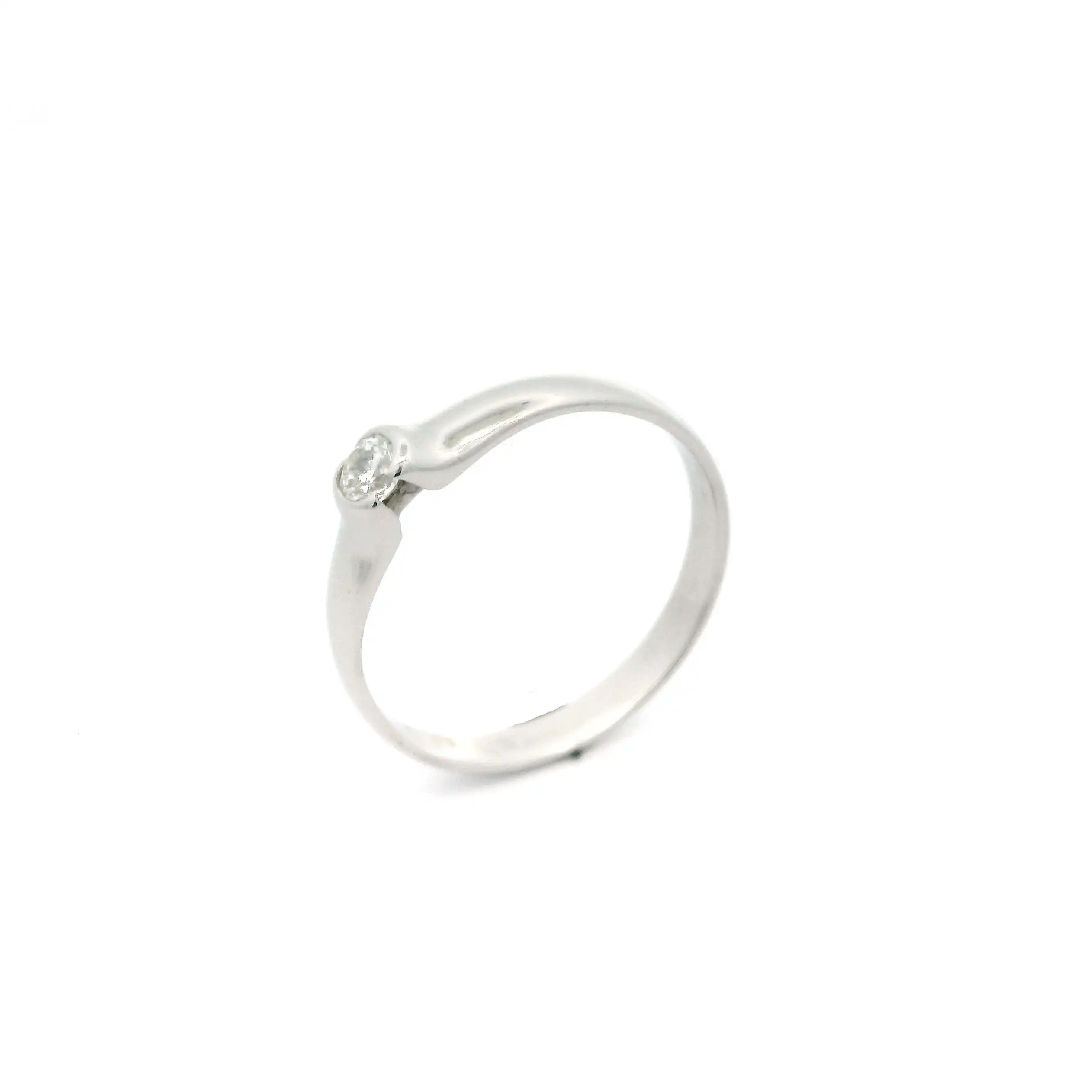 Ring Weißgold mit Brillant