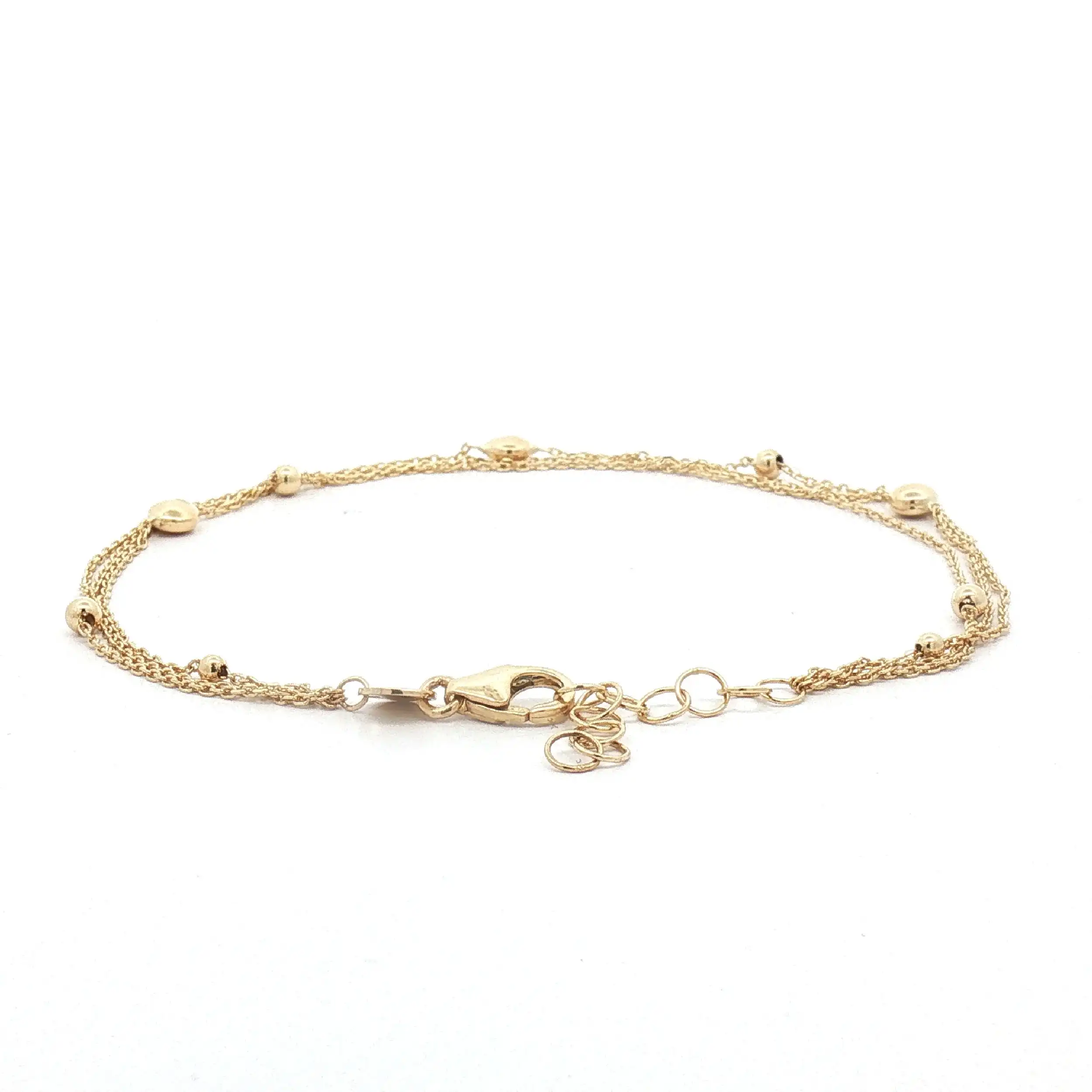 Armband Gelbgold 3-reihig mit Elementen