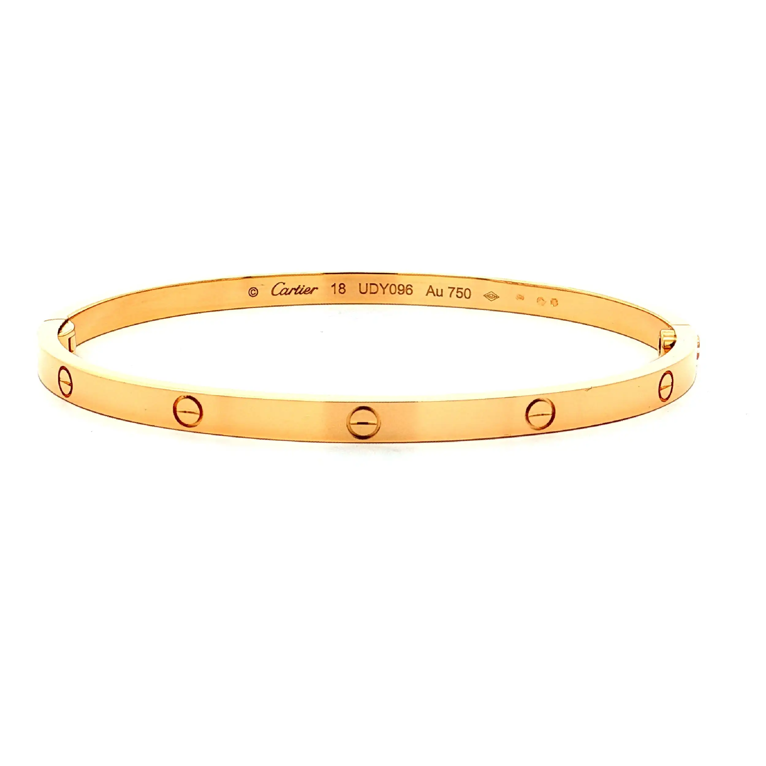 Armreif Gelbgold Cartier LOVE kleines Modell 