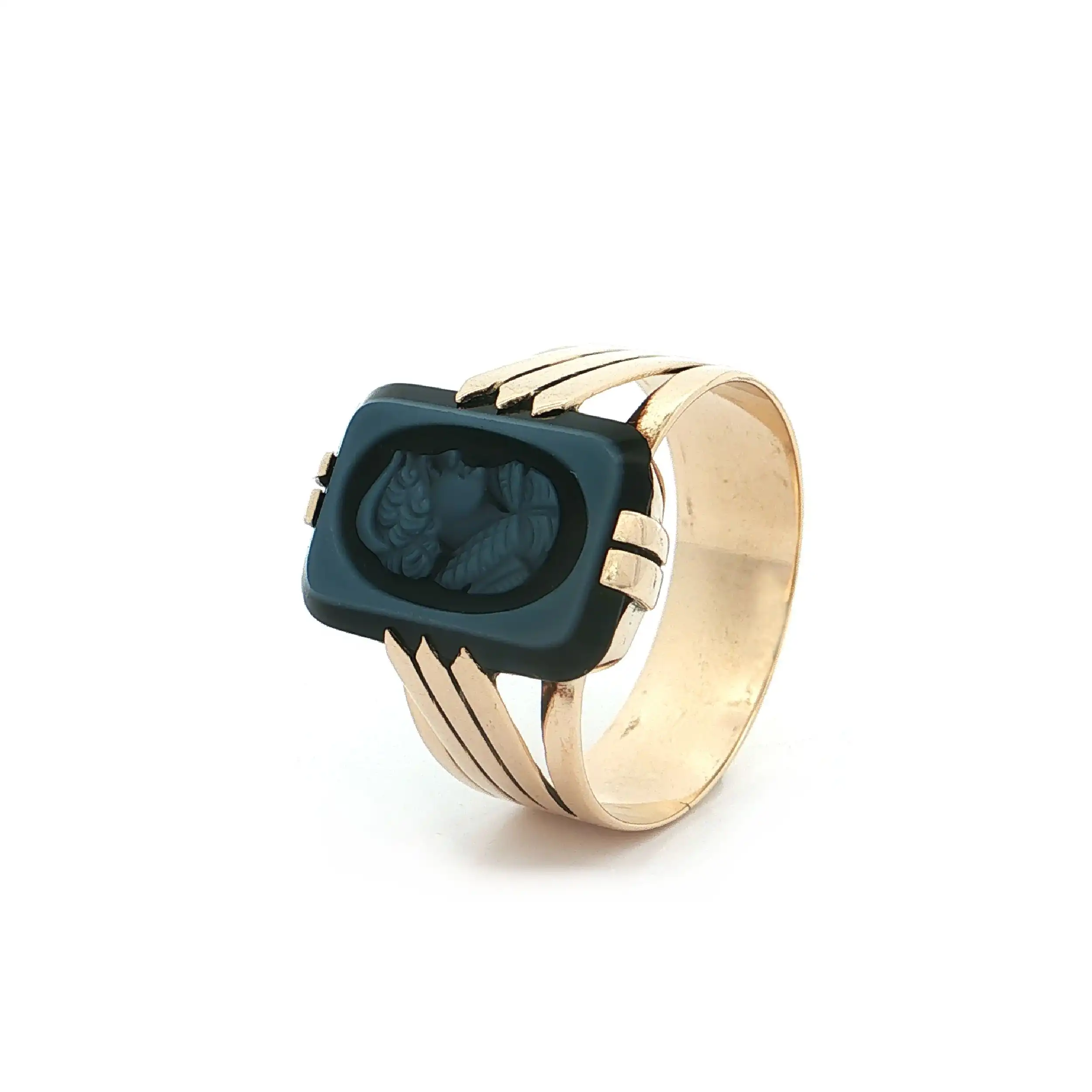 Ring Gelbgold mit Gemme Ring Gelbgold mit Gemme