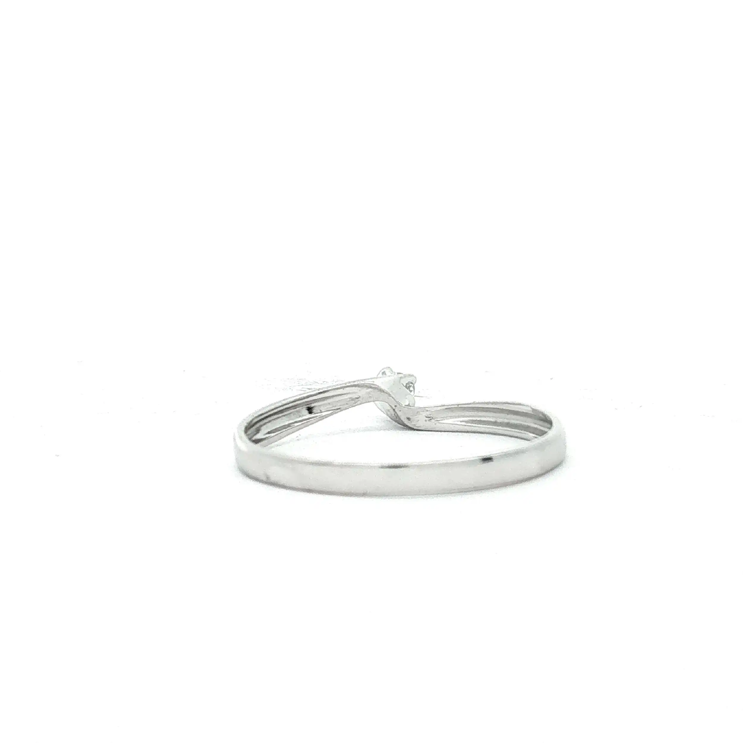 Ring Weißgold mit Brillant Solitär