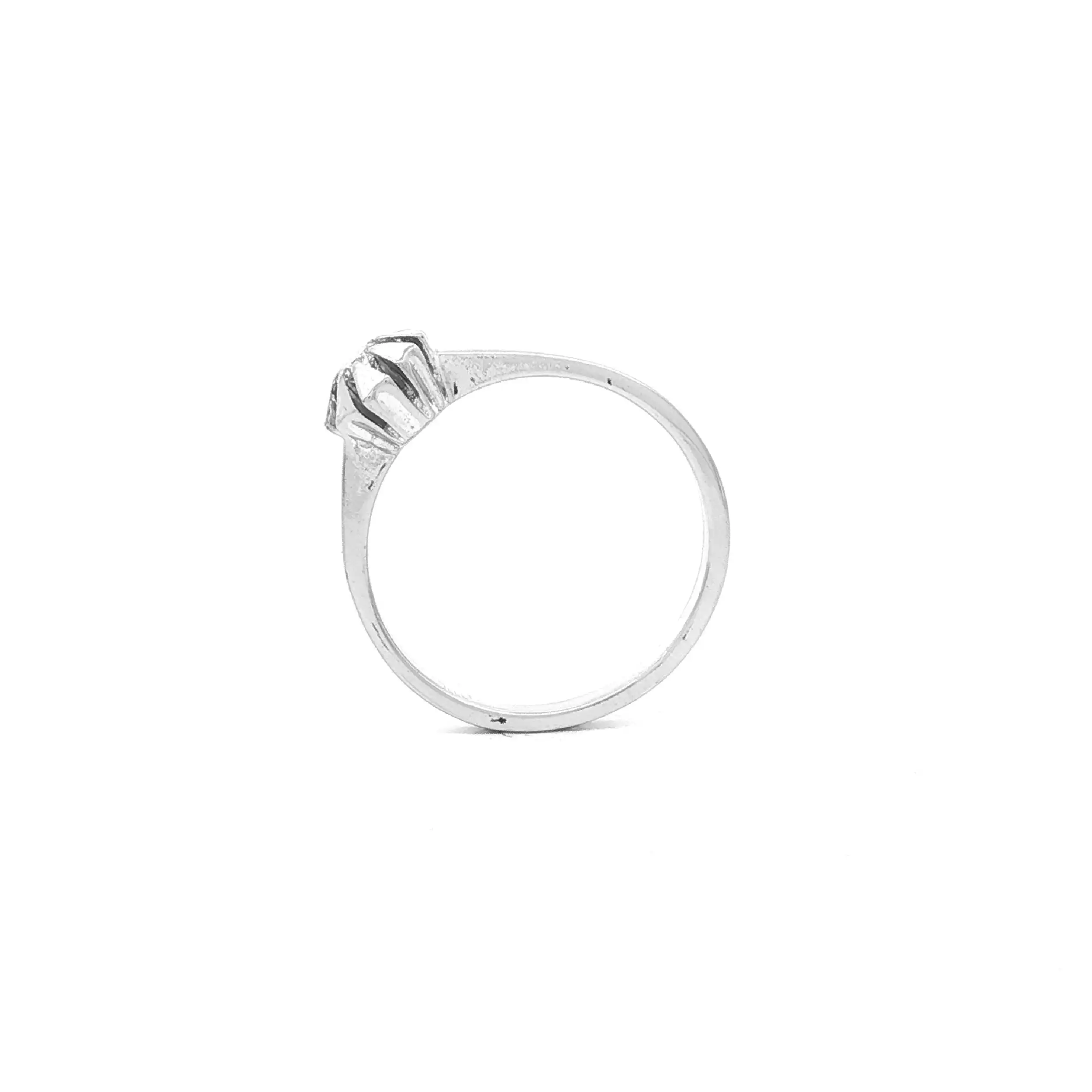 Ring Weißgold mit Brillant Solitär Ring Weißgold mit Brillant Solitär