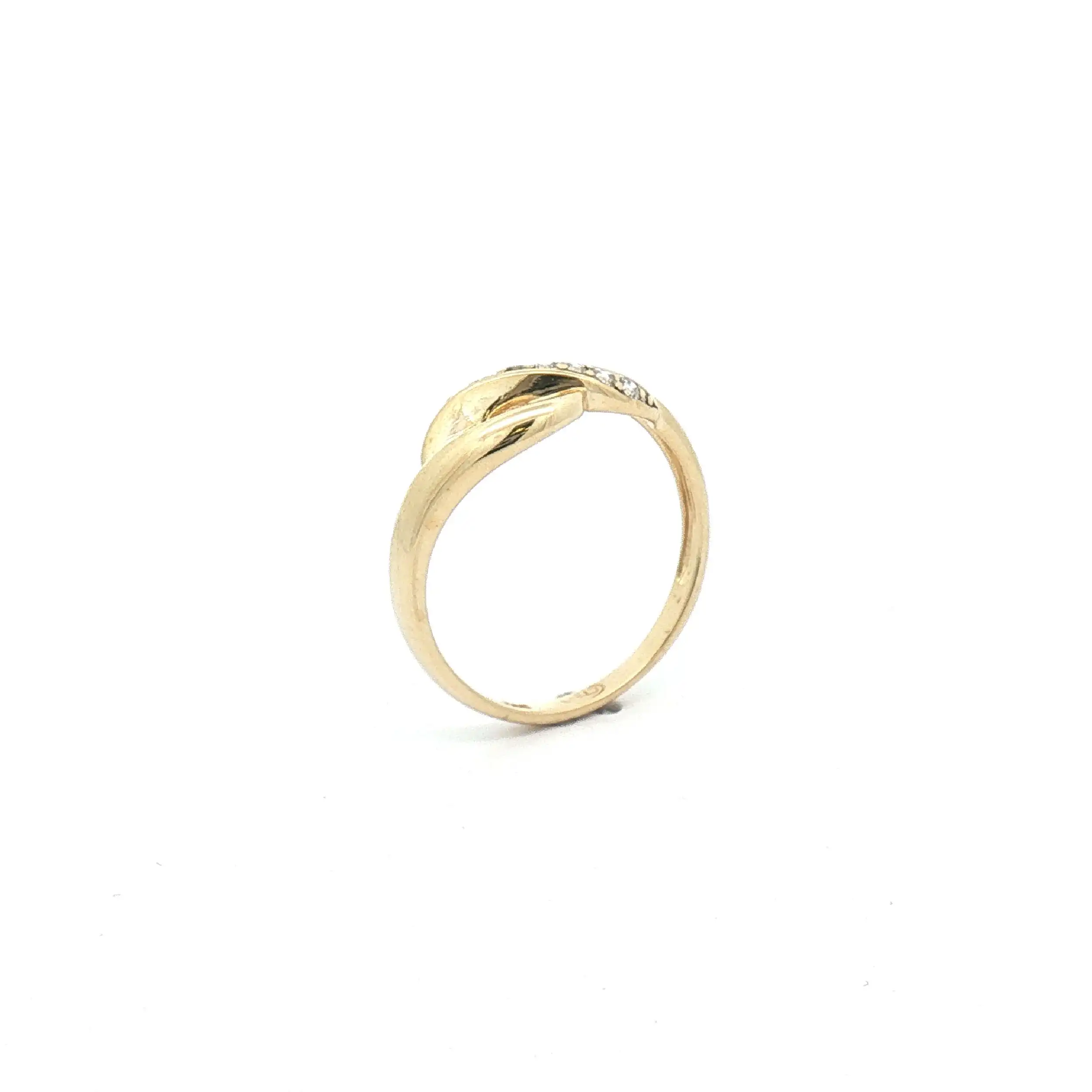 Ring Gelbgold mit Zirkonia Ring Gelbgold mit Zirkonia