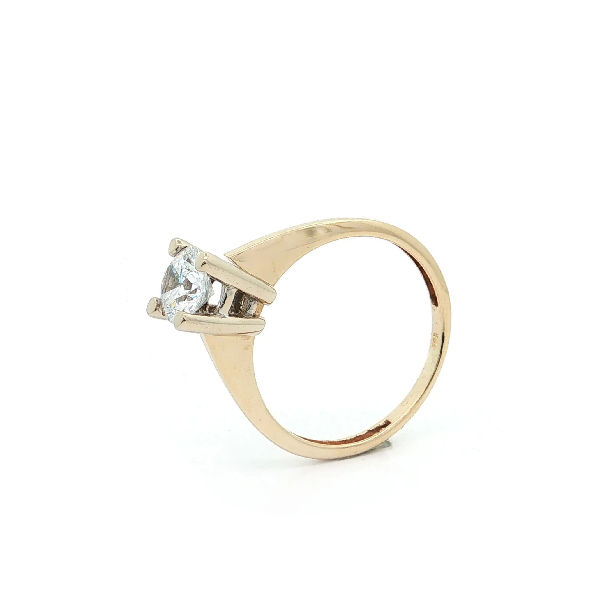 Ring Gelbgold mit Zirkonia