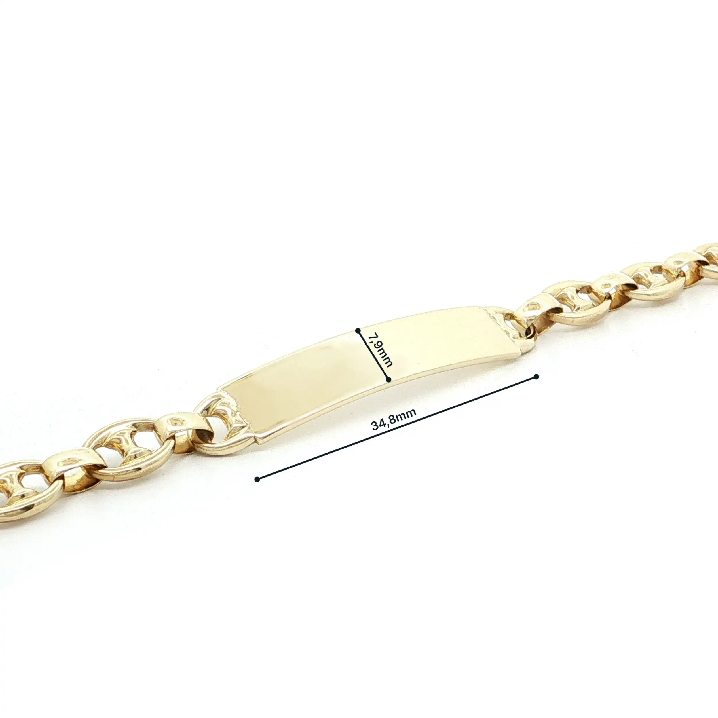 Identarmband Gelbgold Identarmband Gelbgold