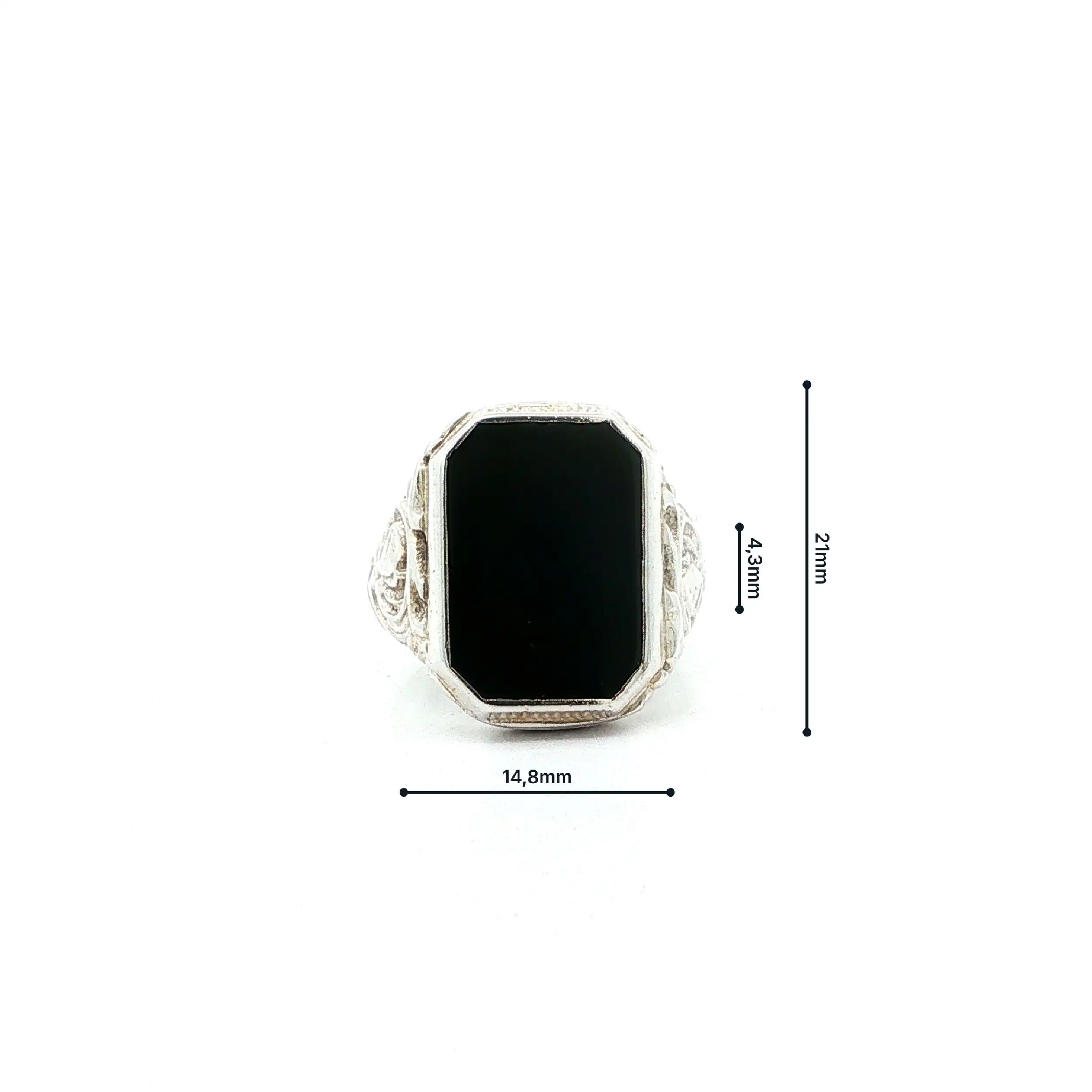 Silberring mit Onyx Silberring mit Onyx