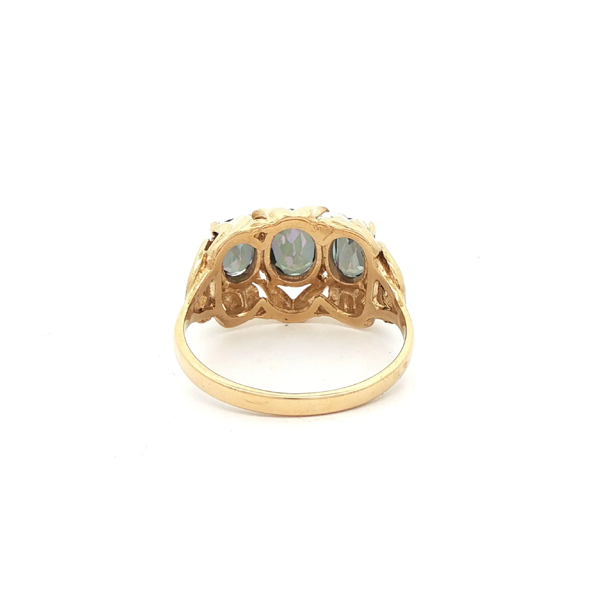 Ring Gelbgold mit Farbsteinen