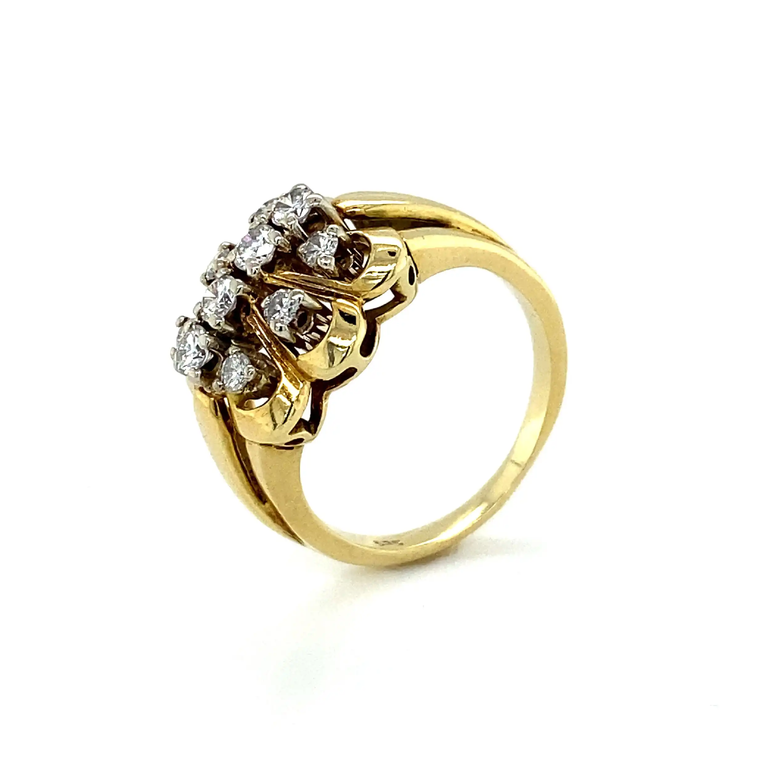 Ring Bicolor mit Brillanten Ring Bicolor mit Brillanten