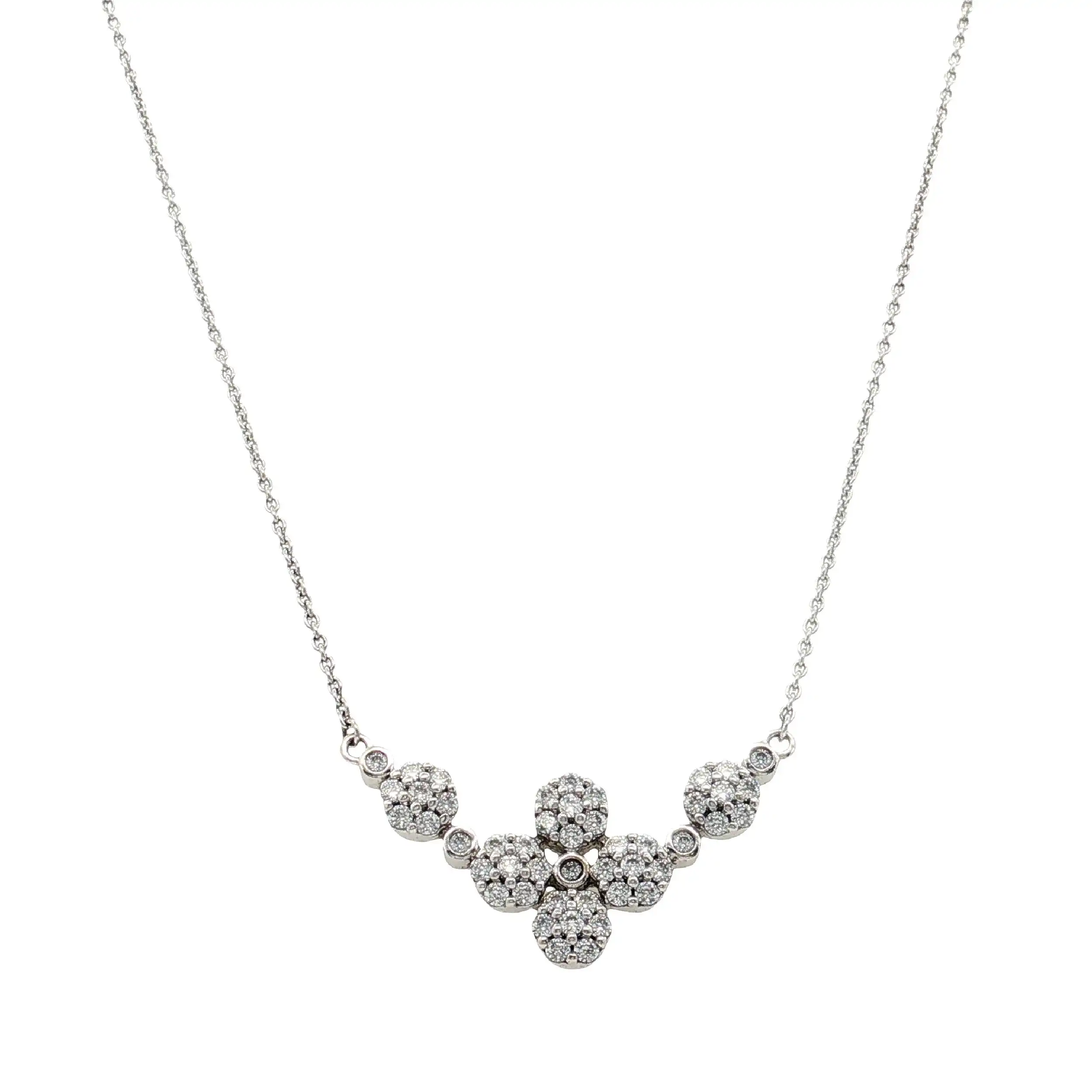 Collier Silber Jette mit Zirkonia Collier Silber Jette mit Zirkonia