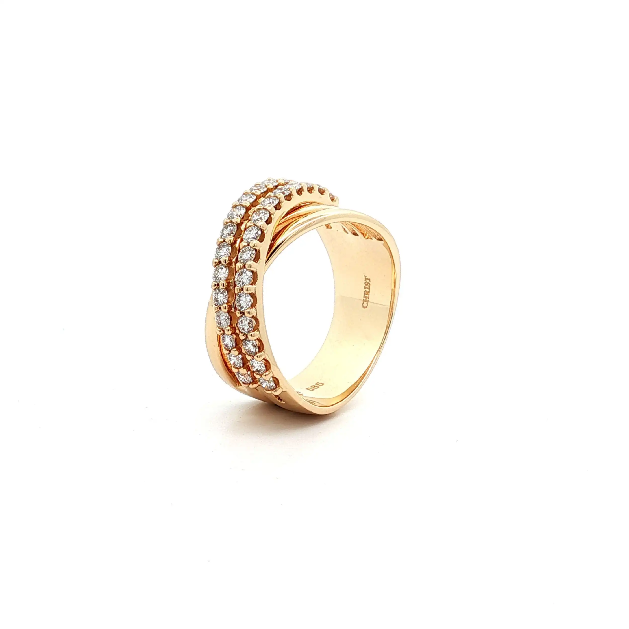 Ring Gelbgold mit Brillanten Ring Gelbgold mit Brillanten