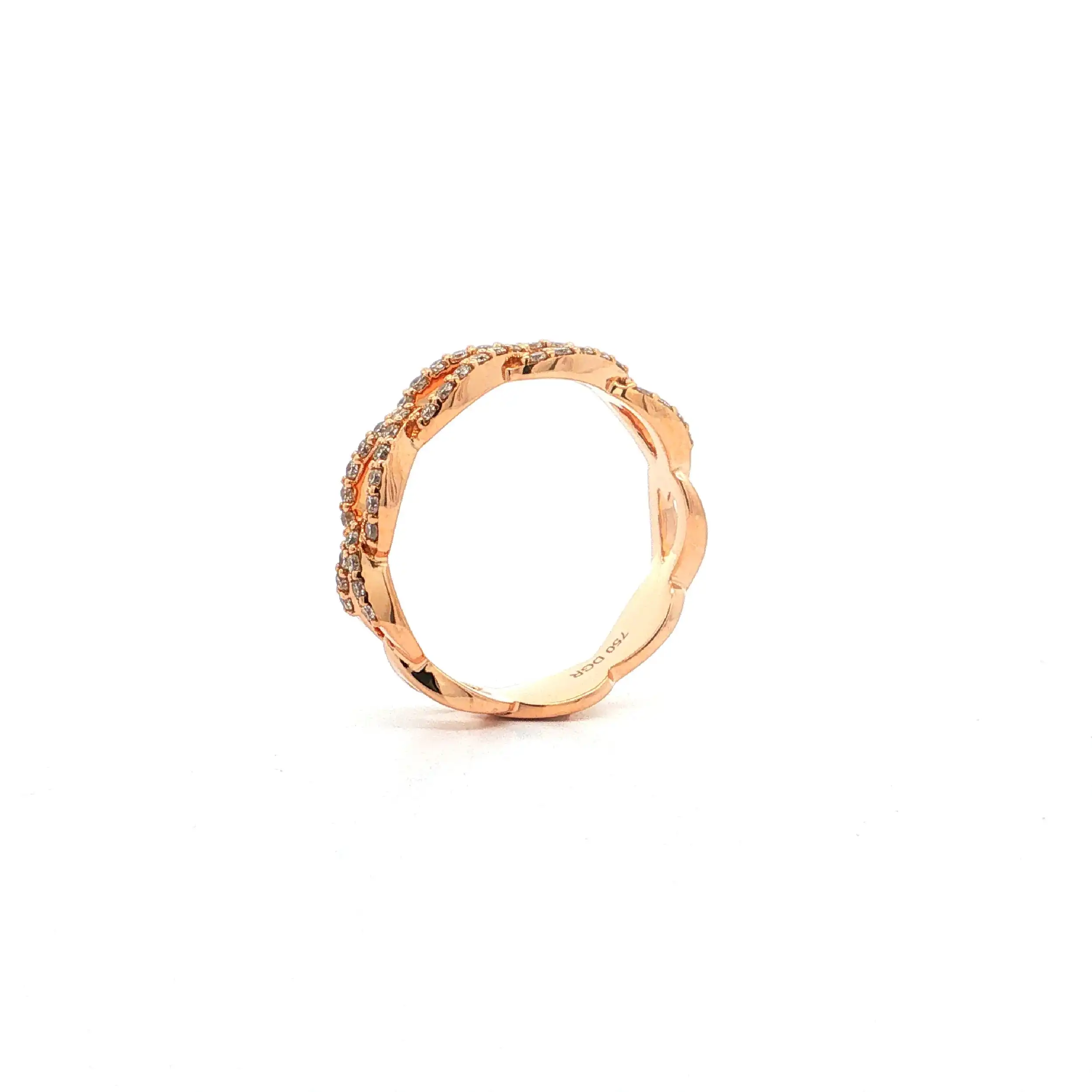 Ring Roségold mit Brillanten 0,33ct. TW/VSI