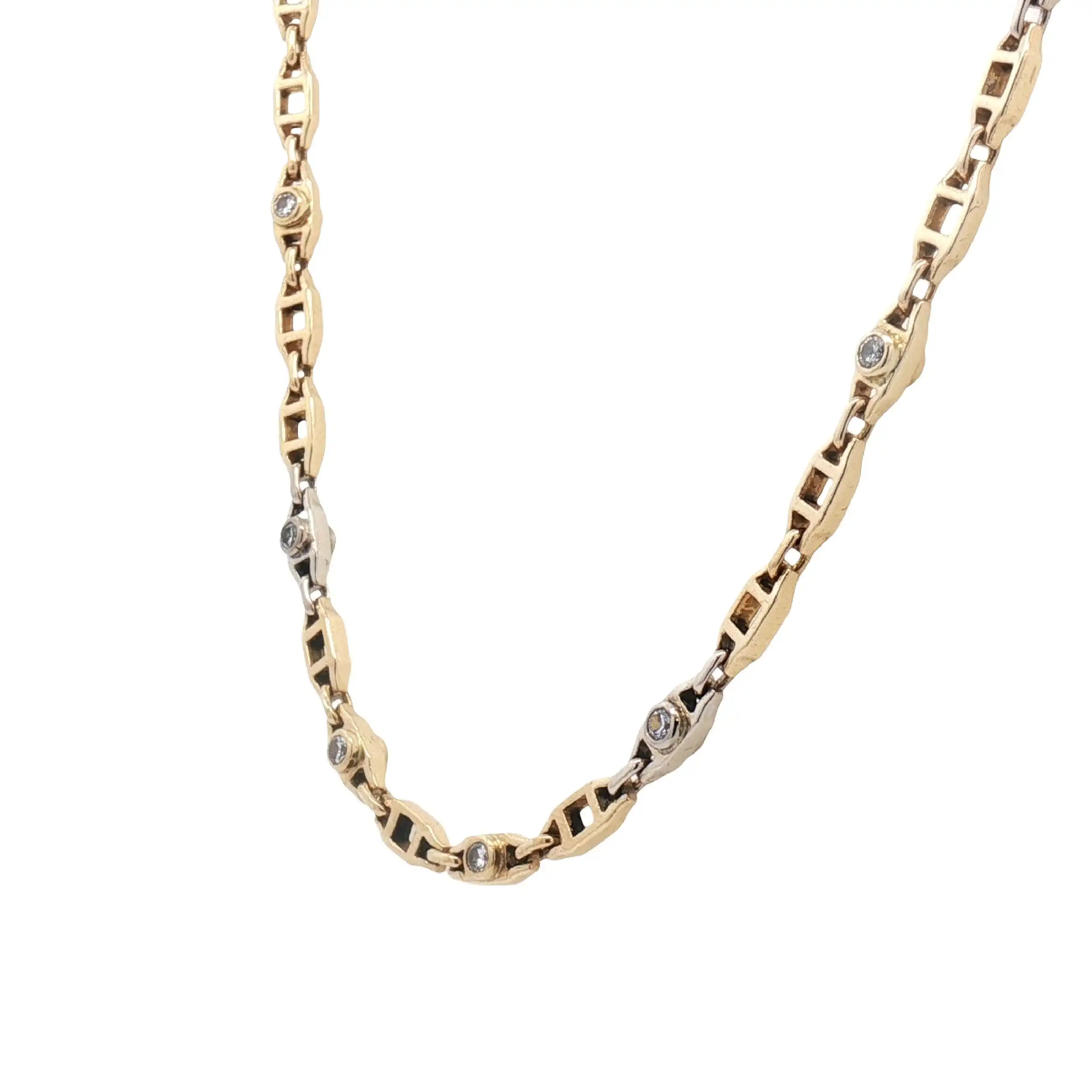 Kette Bicolor mit Brillanten