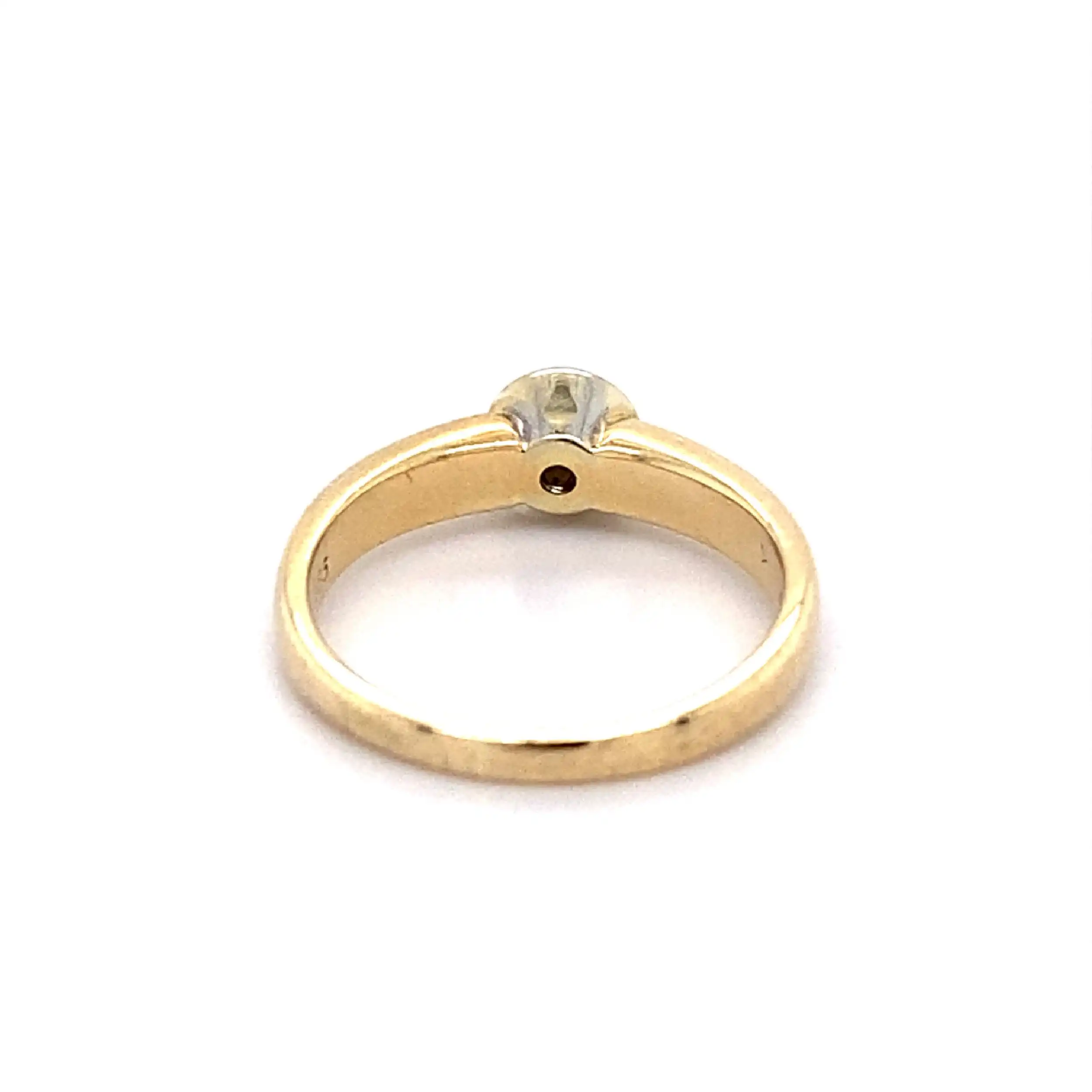 Ring Bicolor mit Brillant Ring Bicolor mit Brillant