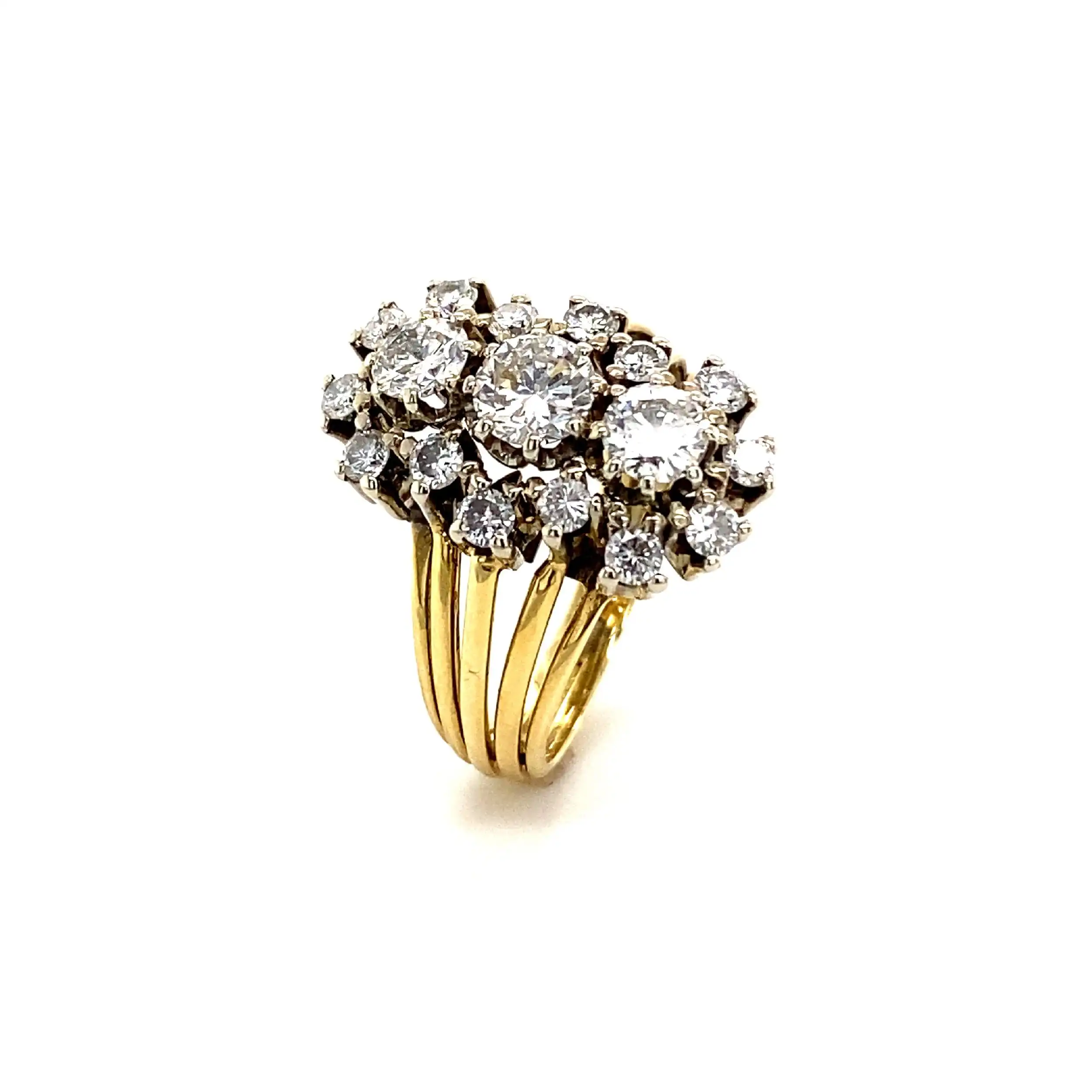 Ring Bicolor mit Brillanten Ring Bicolor mit Brillanten