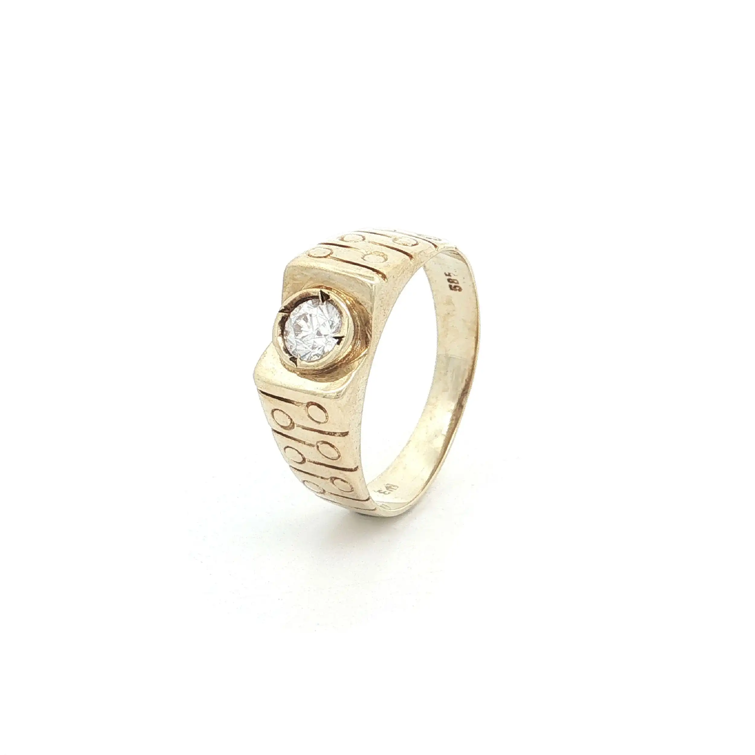 Ring Gelbgold mit Zirkonia