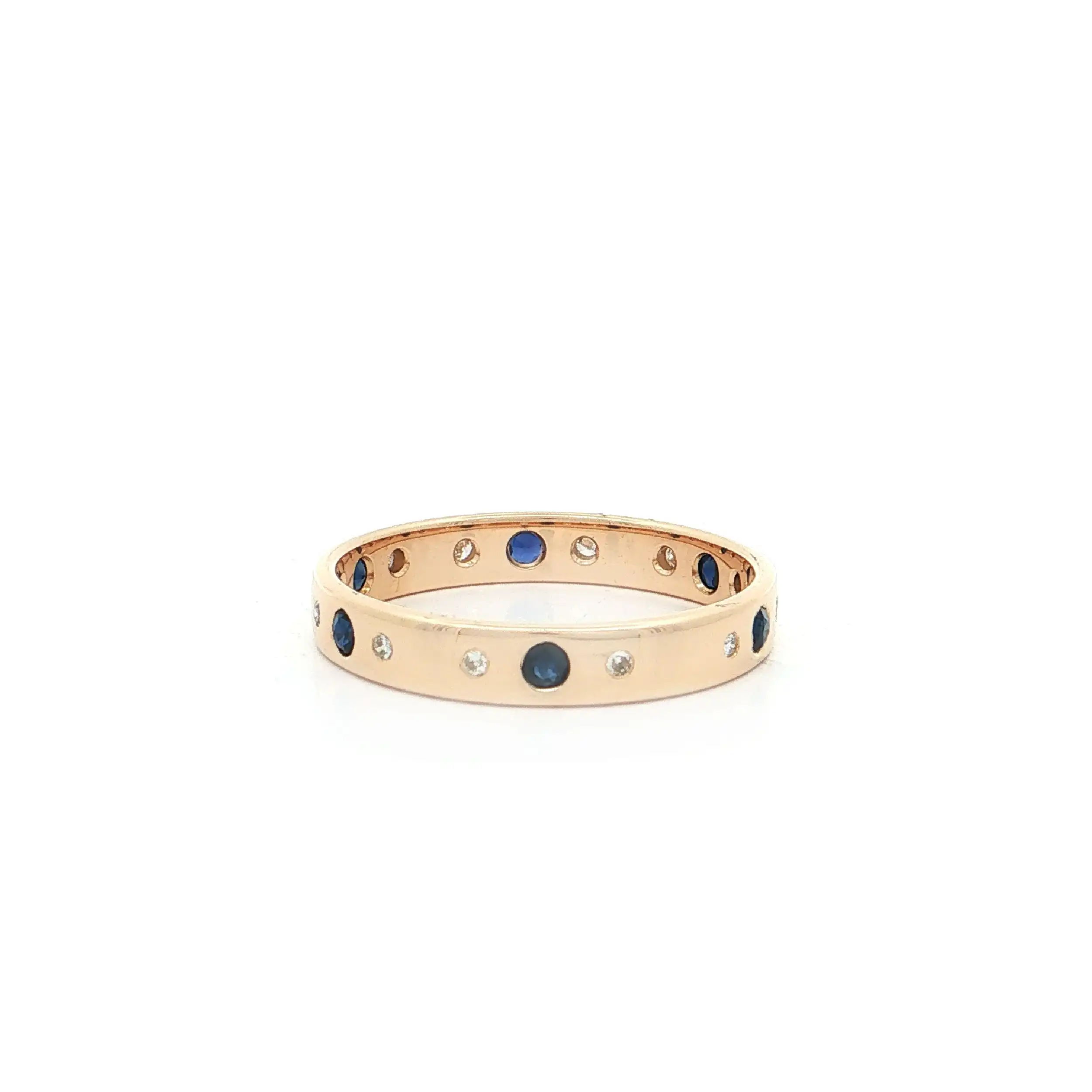 Ring Gelbgold mit Saphiren und Brillanten Ring Gelbgold mit Saphiren und Brillanten