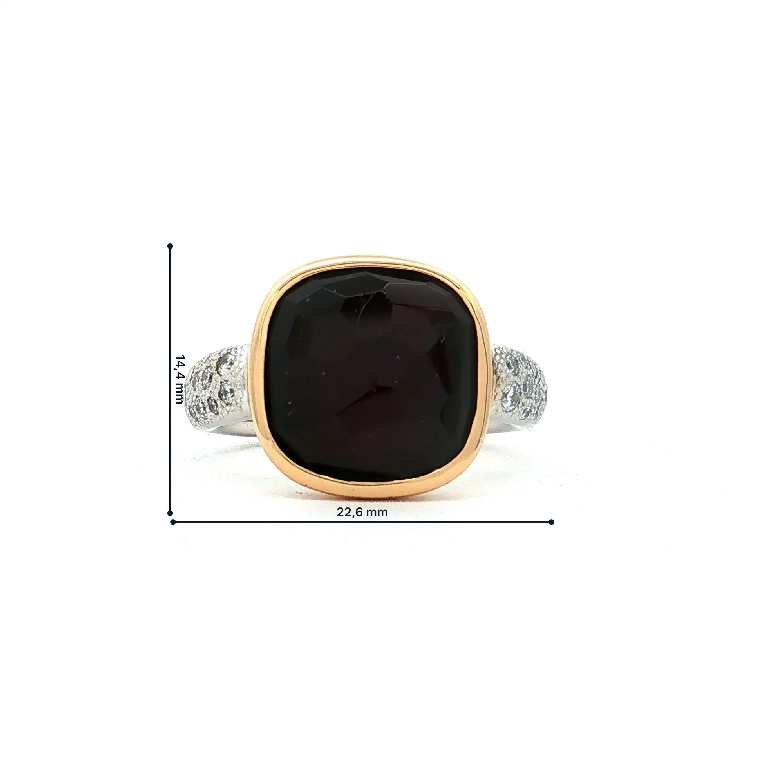 Ring Pomellato Sherazade mit Granat und Brillanten
