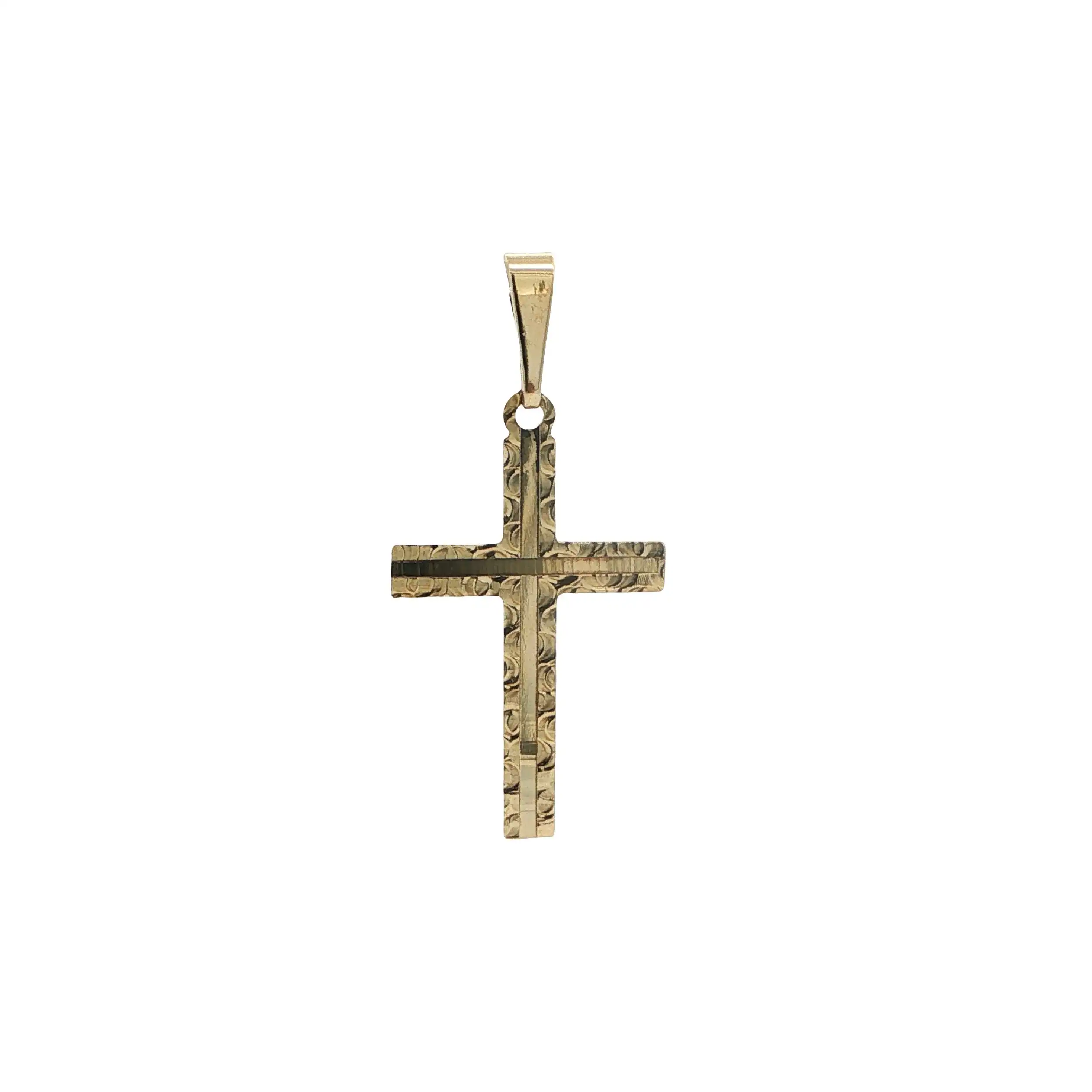 Anhänger Gelbgold Kreuz Anhänger Gelbgold Kreuz