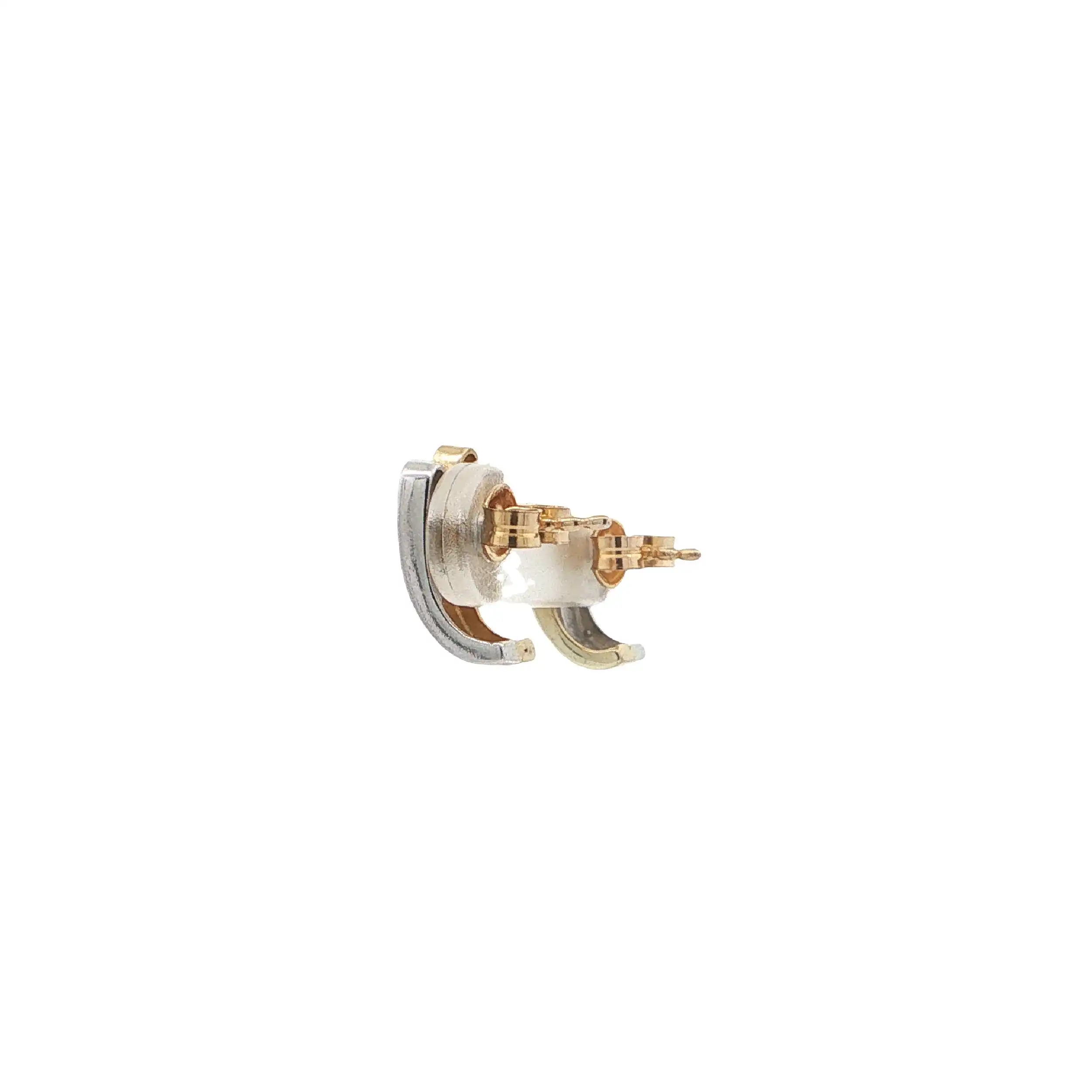 Ohrstecker Bicolor mit Zirkonia