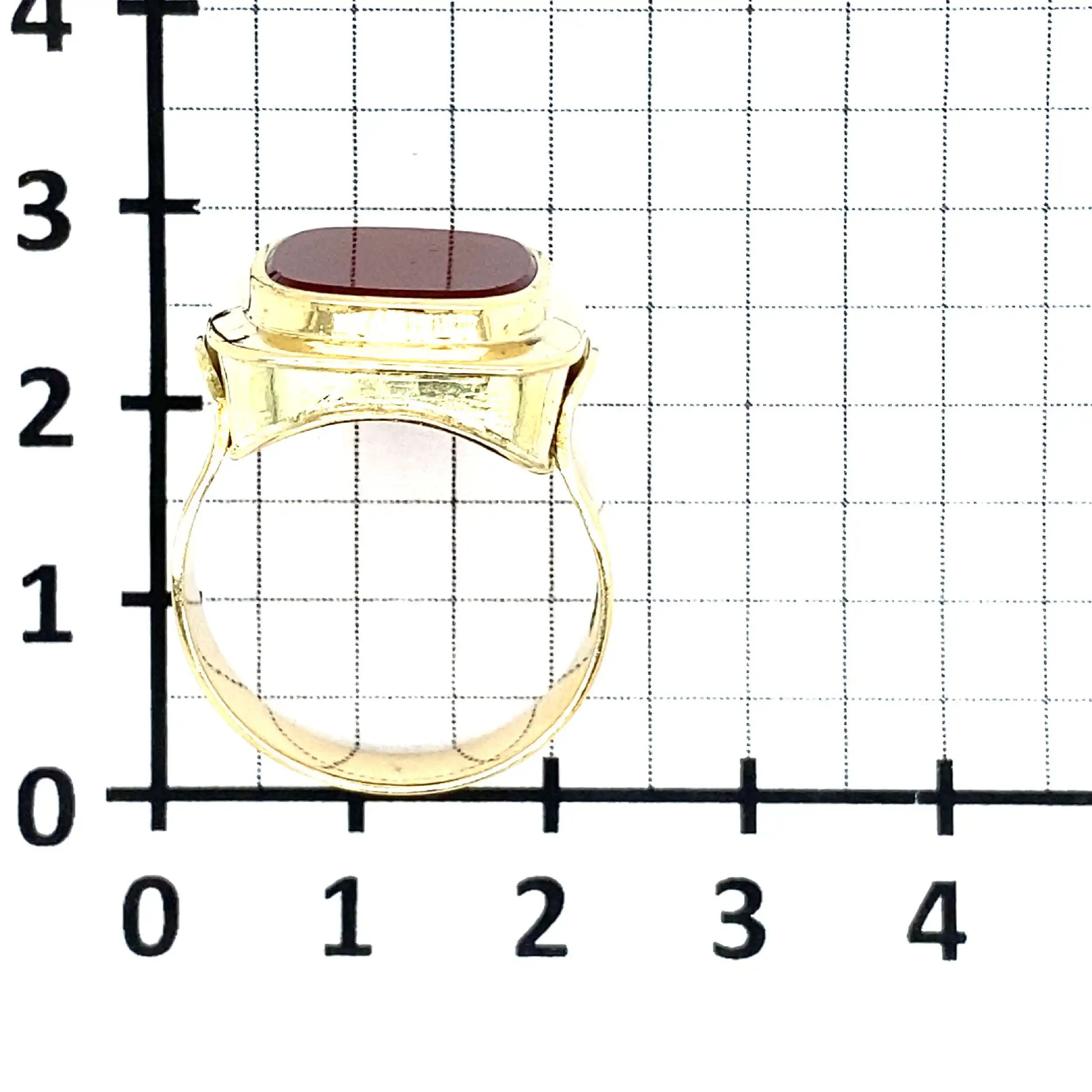 Ring Gelbgold mit Carneol Ring Gelbgold mit Carneol