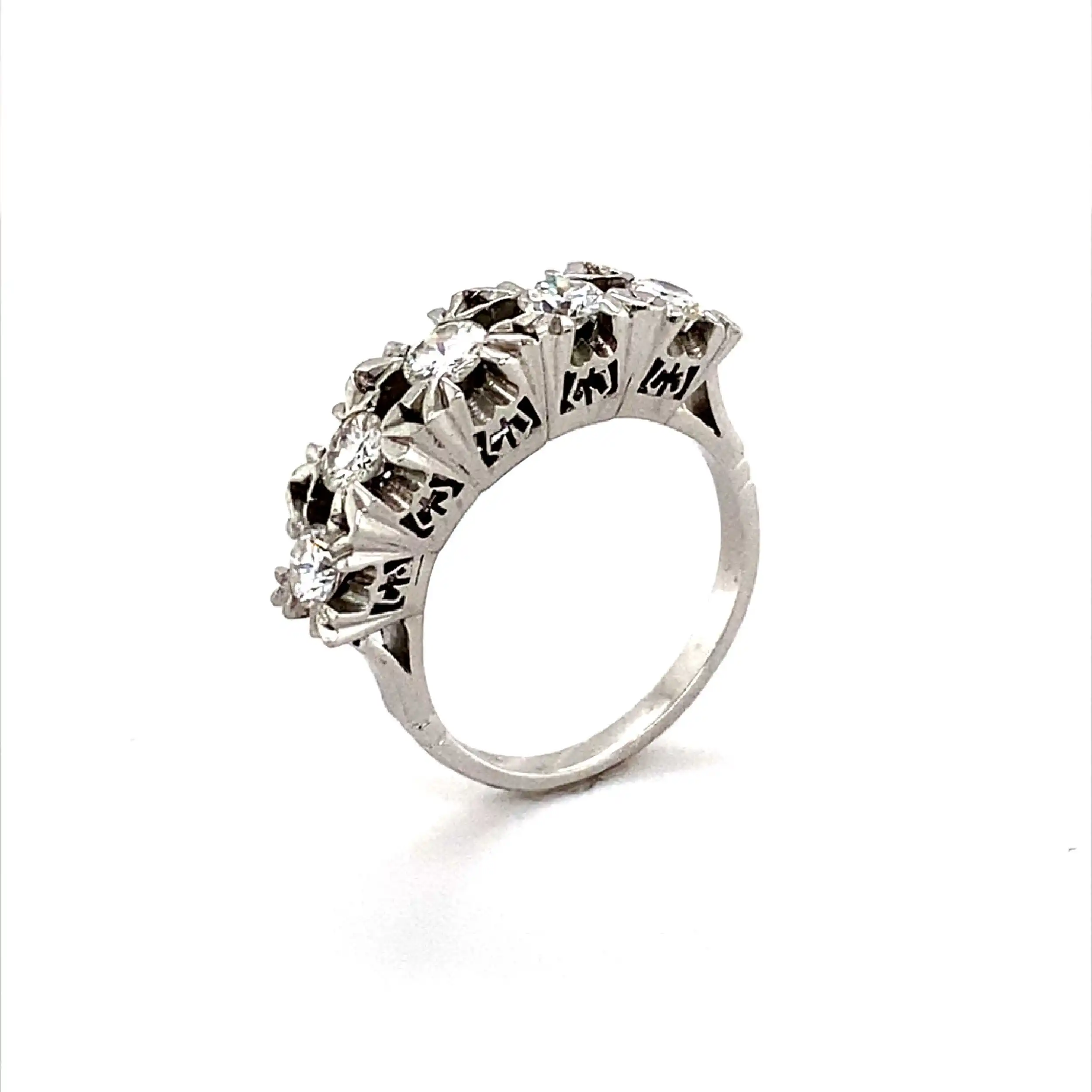 Ring Weißgold mit Brillanten Ring Weißgold mit Brillanten