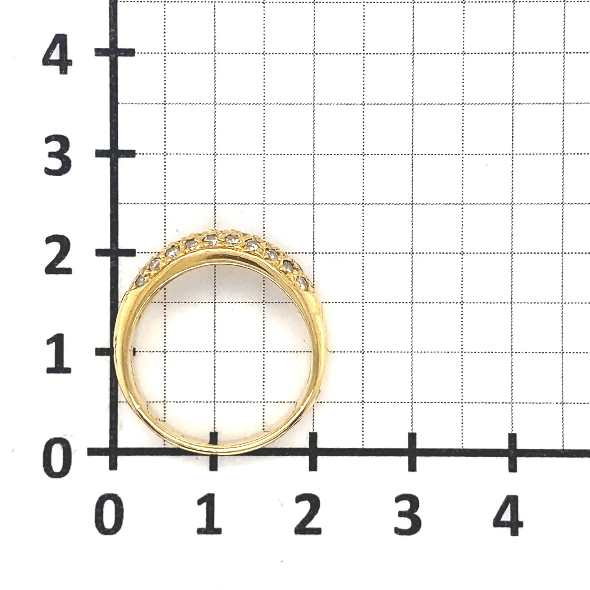 Ring Gelbgold mit Brillanten