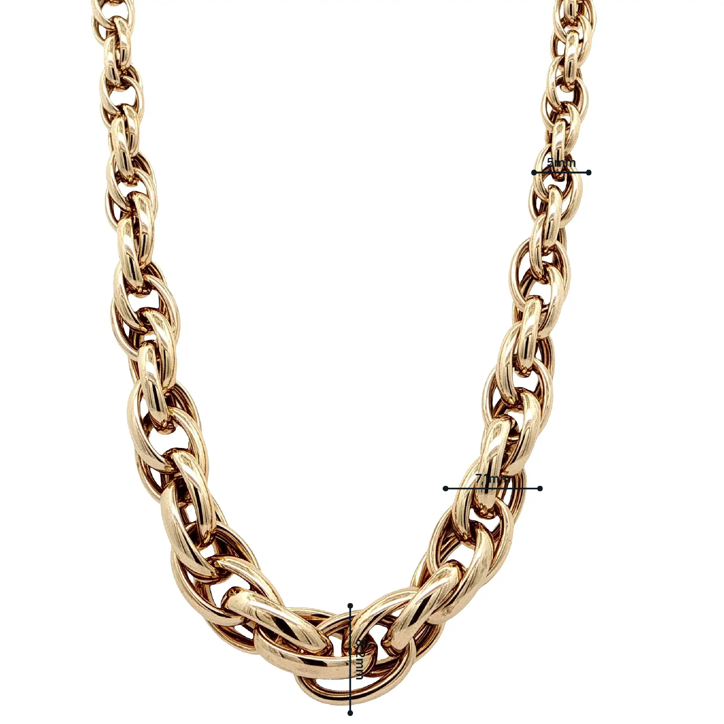 Collier Gelbgold Verlaufend Collier Gelbgold Verlaufend
