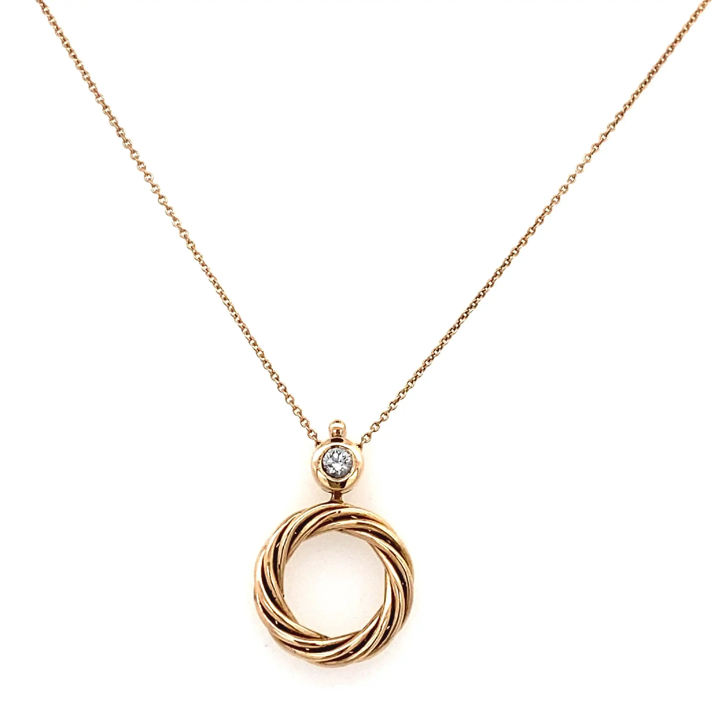 Kette mit Anhänger Wempe by Kim Helioro mit Brillant Solitär Kette mit Anhänger Wempe by Kim Helioro mit Brillant Solitär