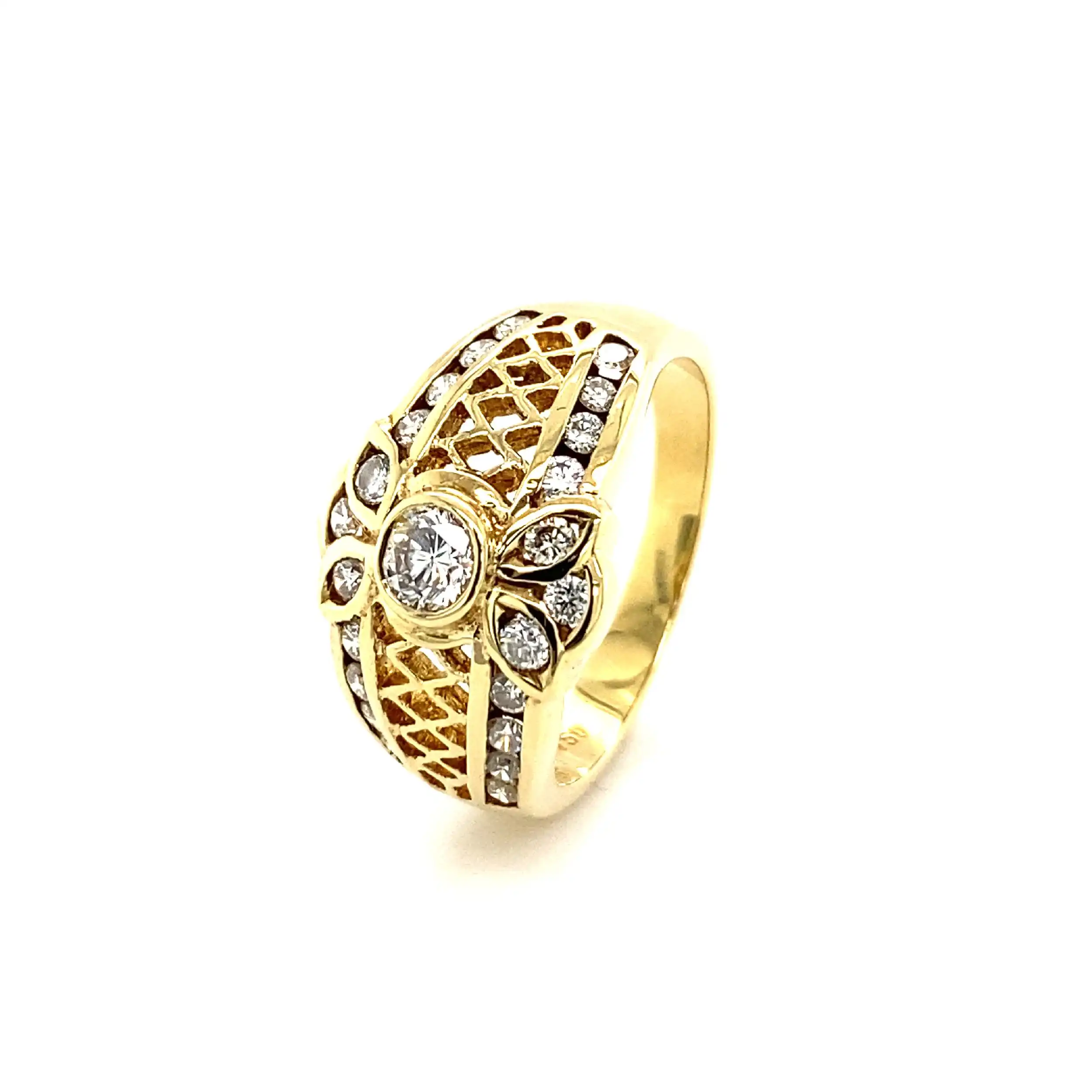 Ring Gelbgold mit Brillanten Ring Gelbgold mit Brillanten