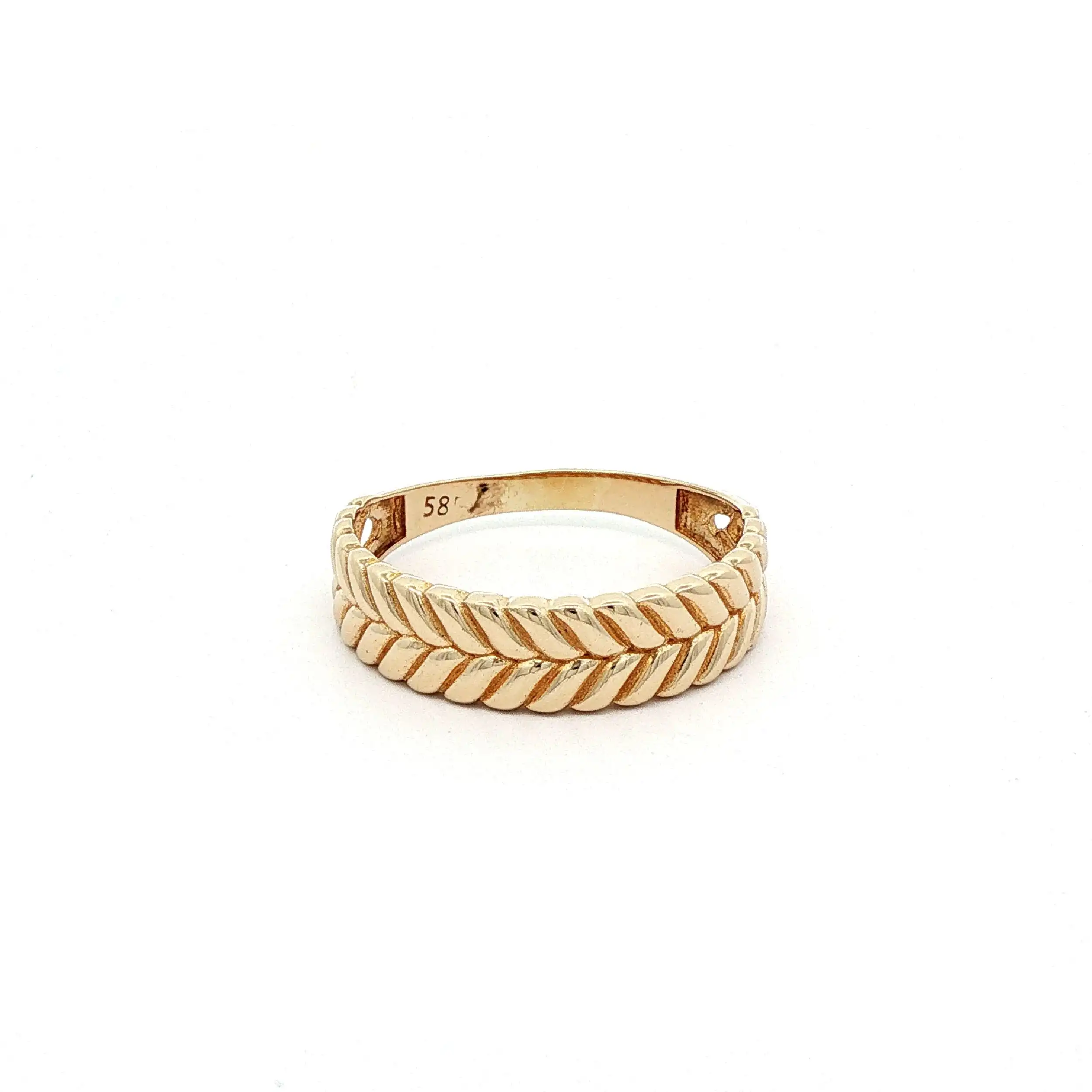 Ring Gelbgold floral