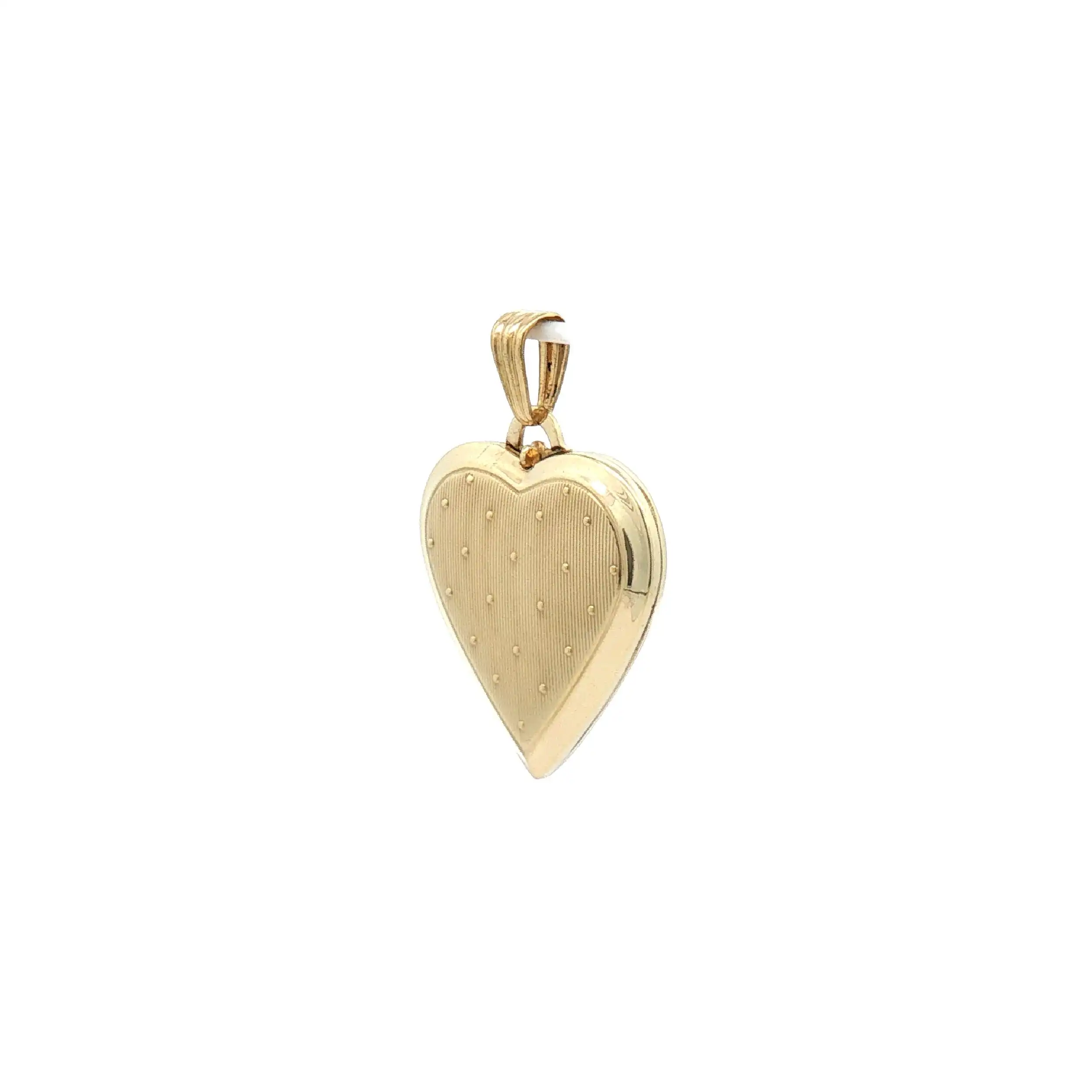Anhänger Gelbgold Herz Medaillon