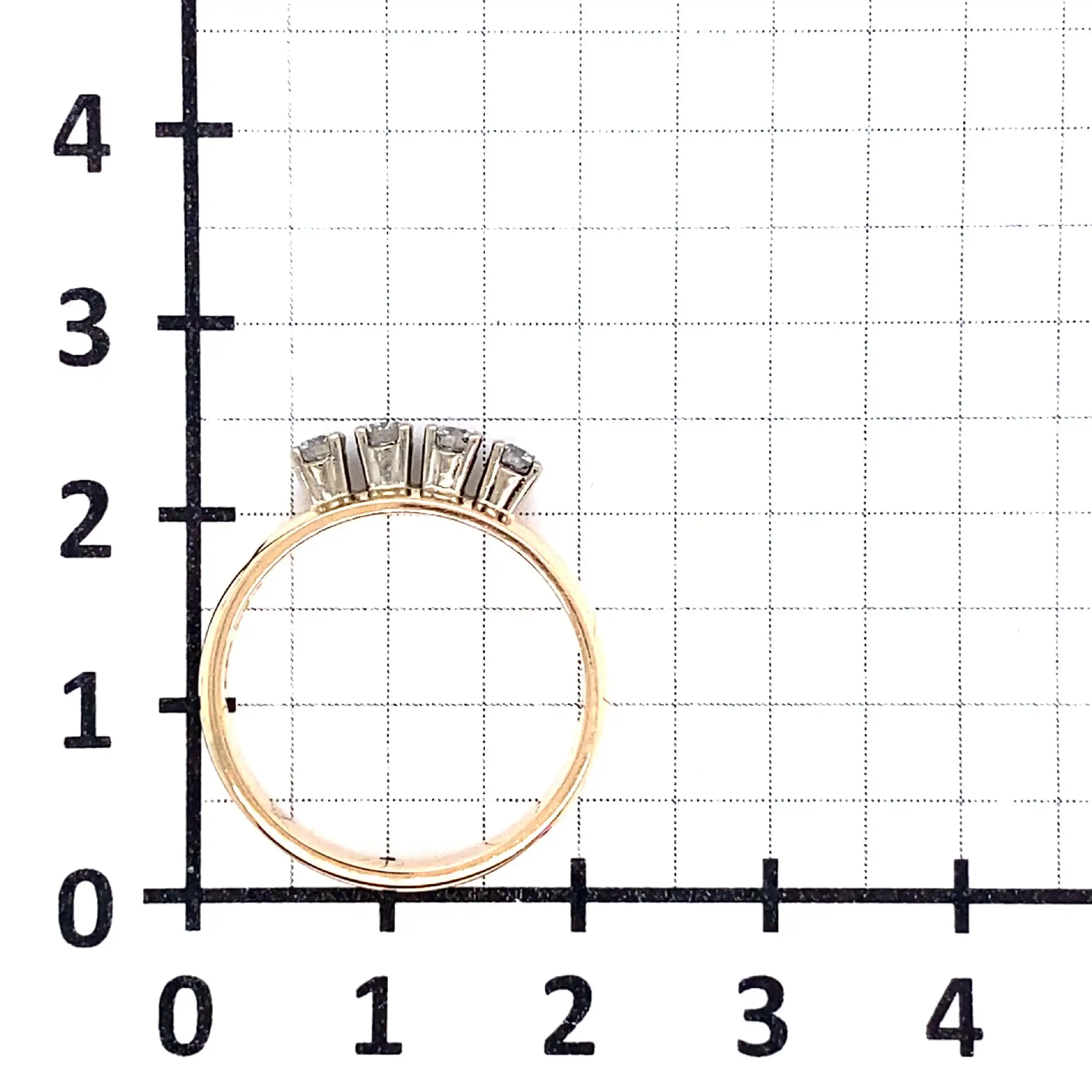 Ring Rotgold mit Brillanten Ring Rotgold mit Brillanten