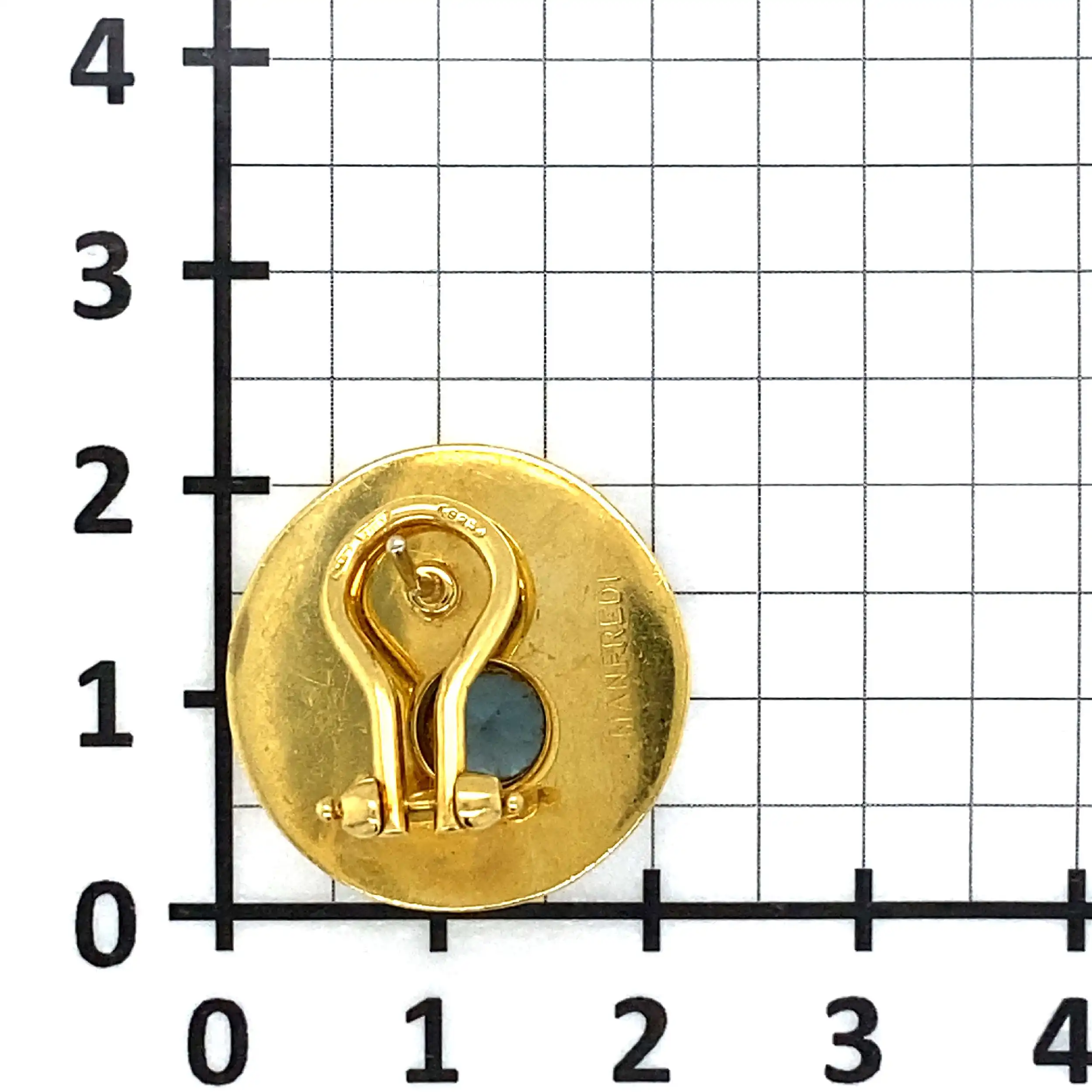 Ohrstecker Gelbgold Manfredi mit Topas und Brillanten Ohrstecker Gelbgold Manfredi mit Topas und Brillanten