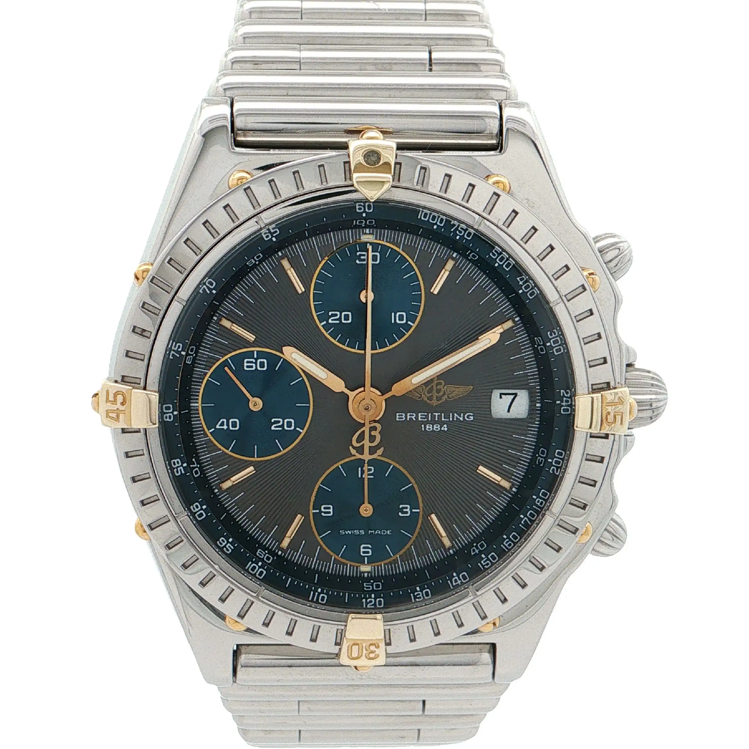 Herrenuhr Breitling Chronomat D13048 mit Juwelierzertifikat und Box Herrenuhr Breitling Chronomat D13048 mit Juwelierzertifikat und Box