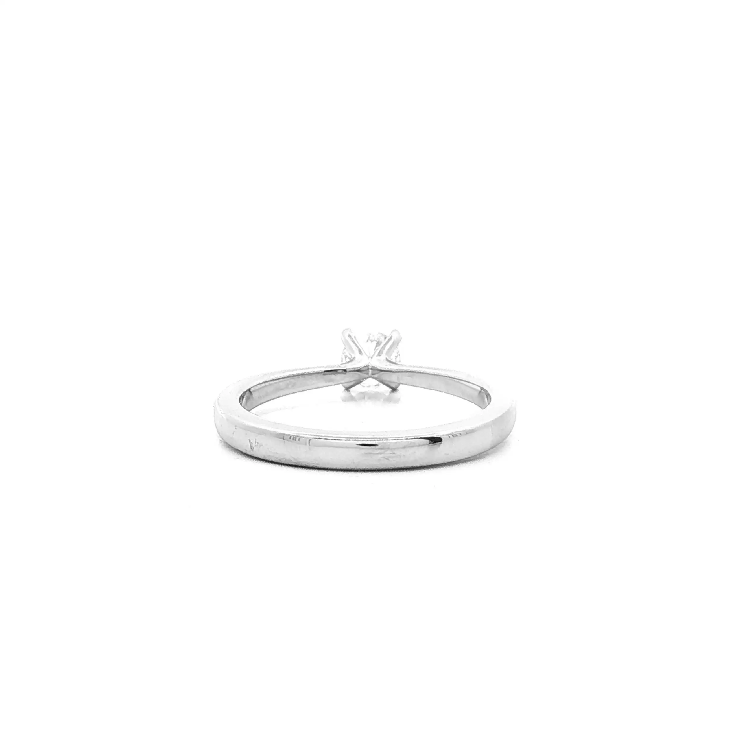 Solitärring Platin mit Brillant Solitärring Platin mit Brillant
