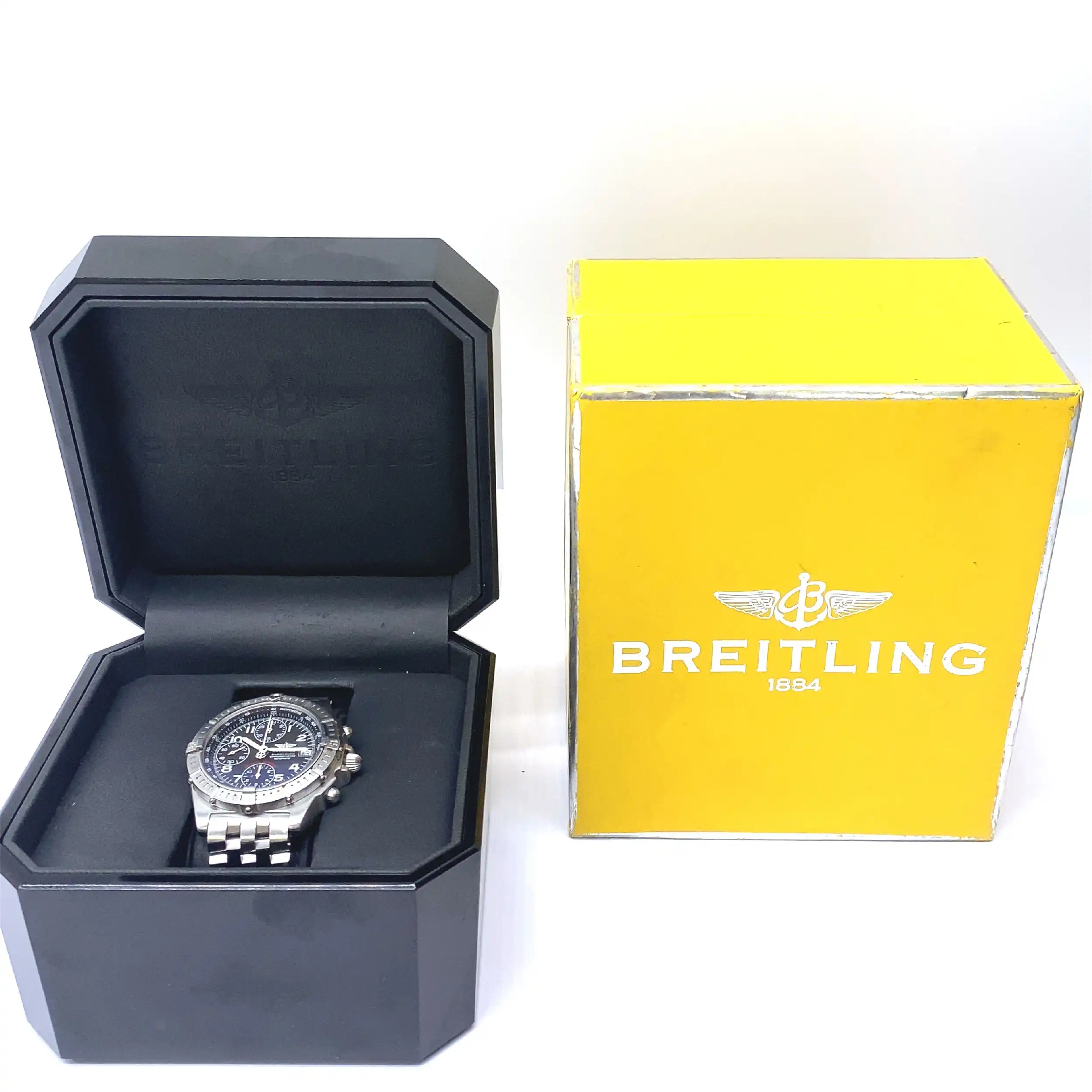 Herrenuhr Breitling Blackbird Referenz A13353 Special Edition / Limitiert mit Box und Umkarton