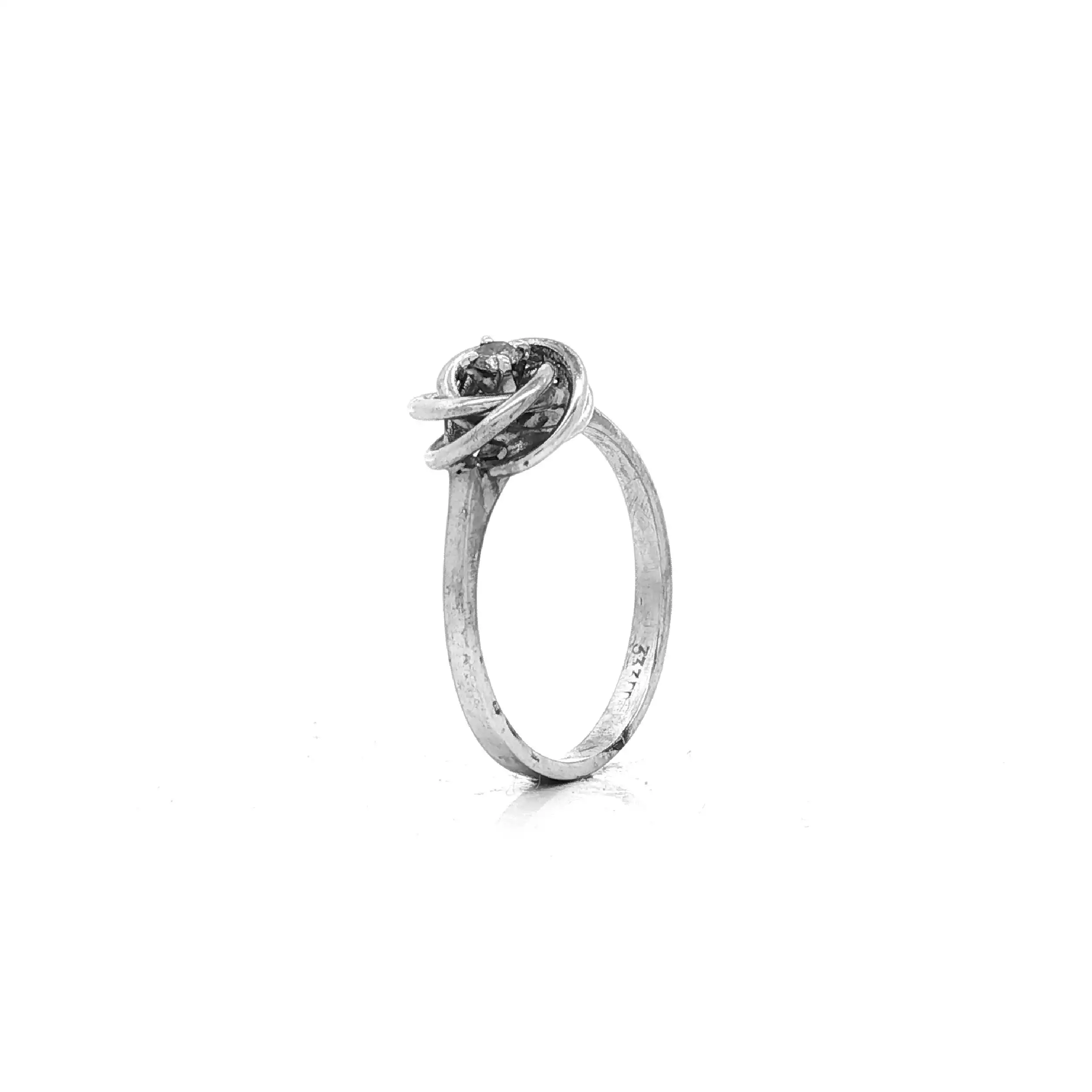 Ring Weißgold mit Solitär Brillant Ring Weißgold mit Solitär Brillant