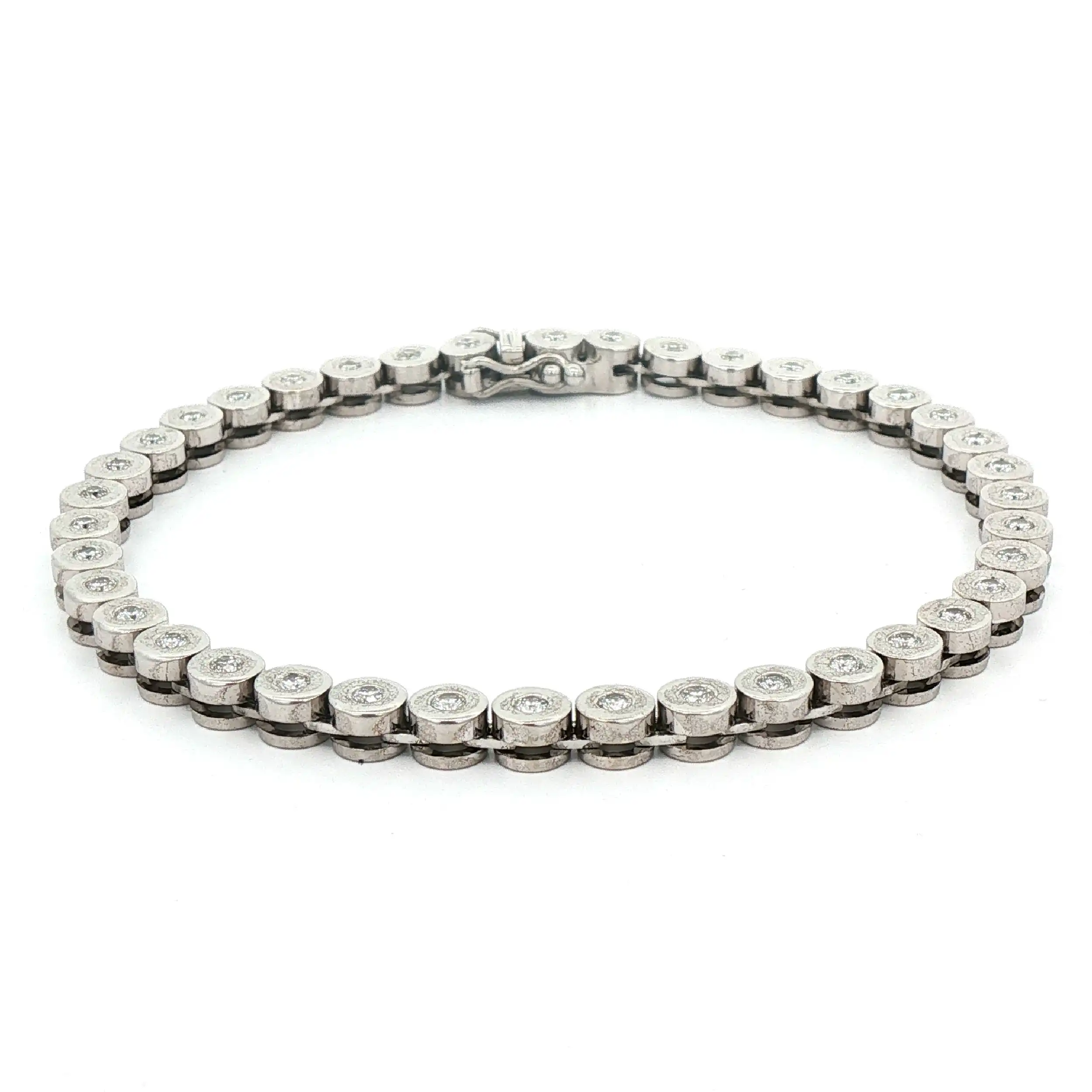 Tennisarmband Weißgold mit Brillanten Tennisarmband Weißgold mit Brillanten