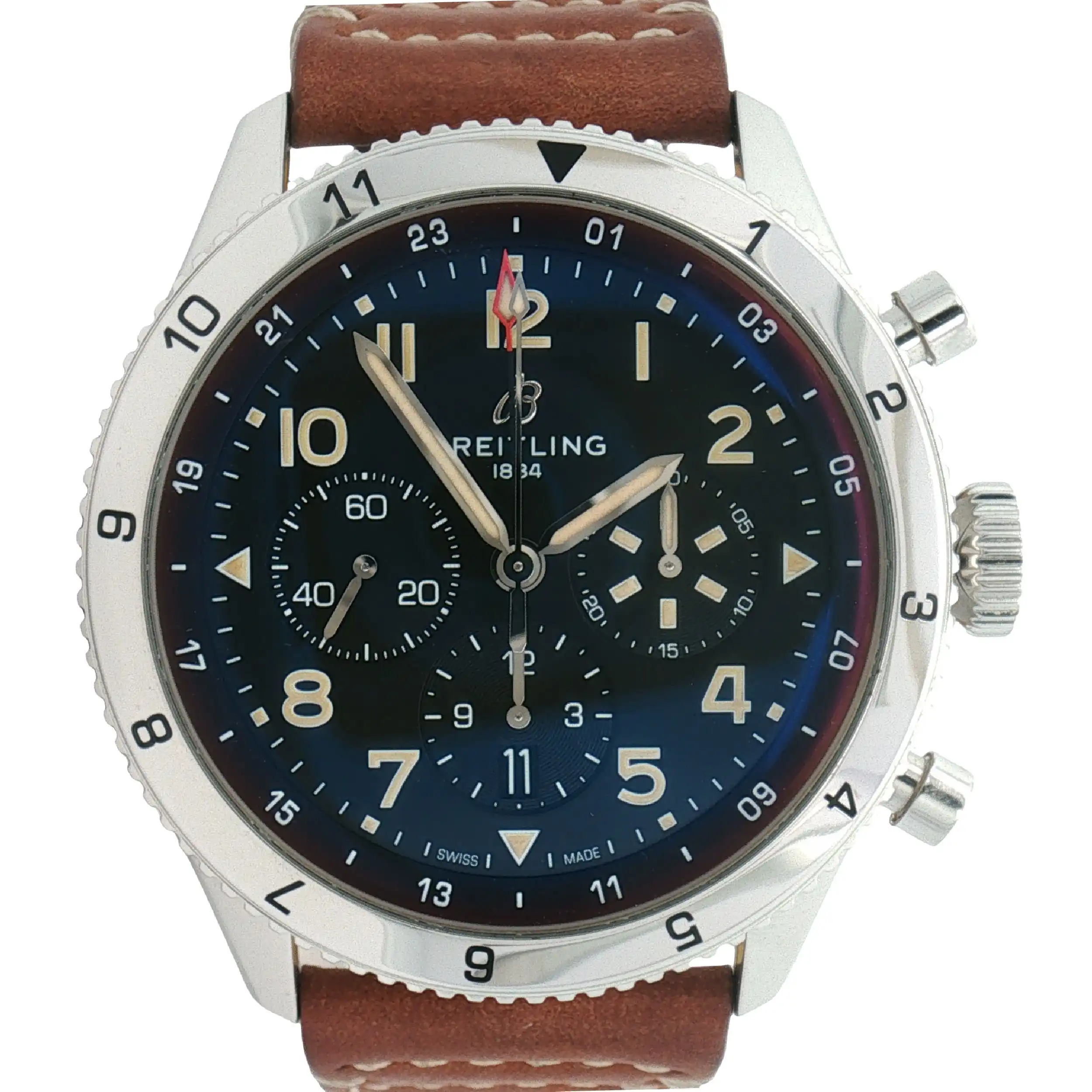 Herrenuhr Breitling Super Avi B04 Chronograph GMT 46 P-51 Mustang