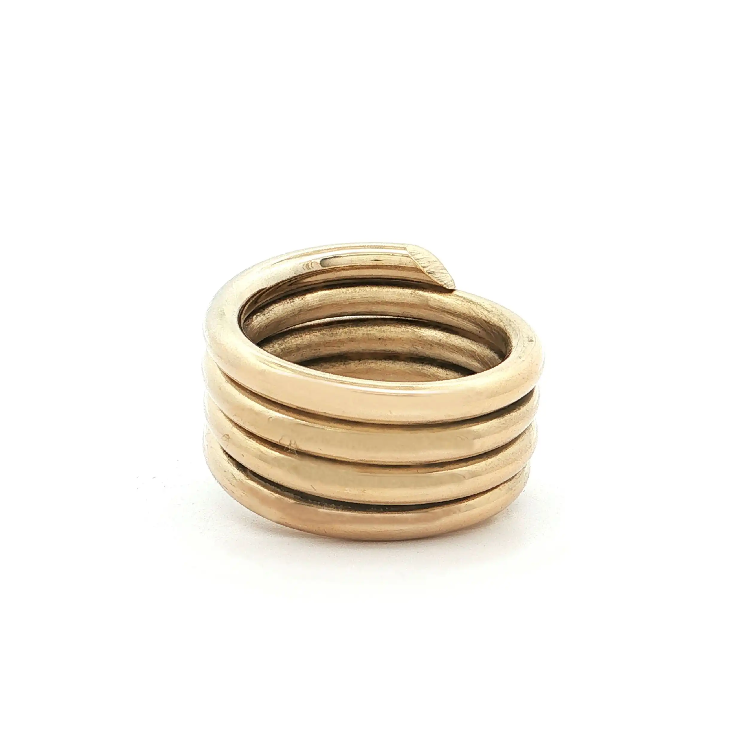 Ring Silber vergoldet mit Brillant Ring Silber vergoldet mit Brillant