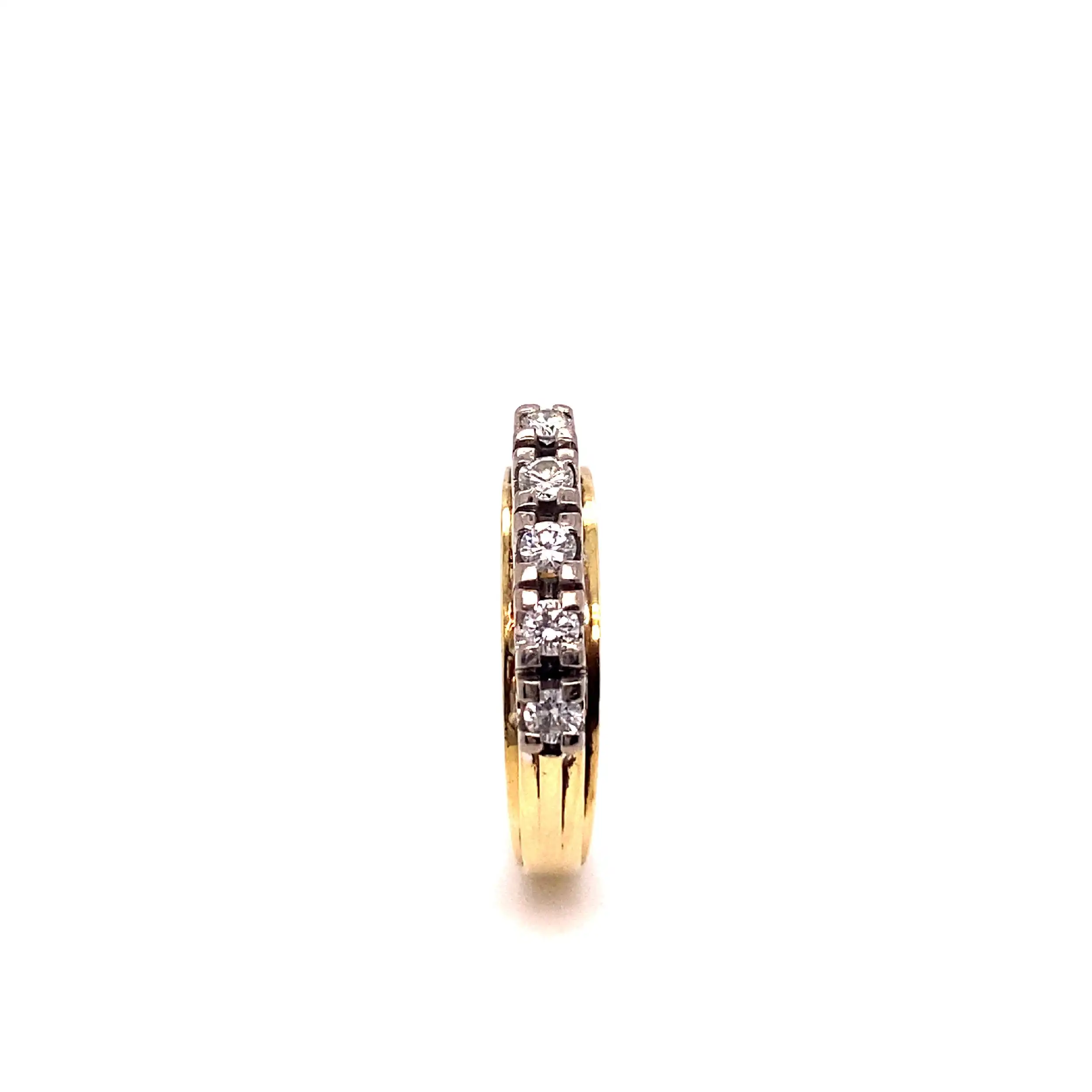 Ring Bicolor mit Brillanten Ring Bicolor mit Brillanten