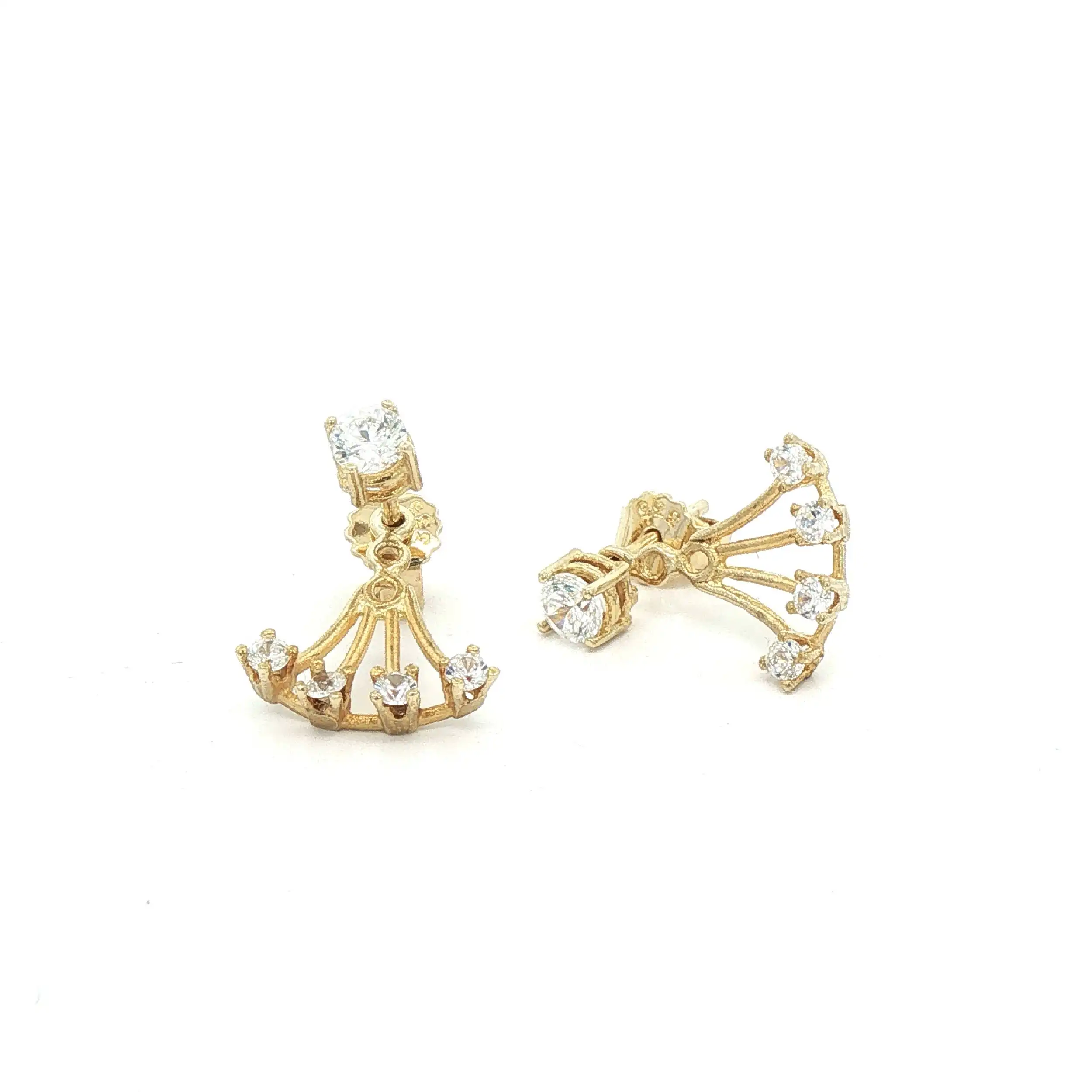 Ohrstecker Gelbgold mit Zirkonia Ohrstecker Gelbgold mit Zirkonia