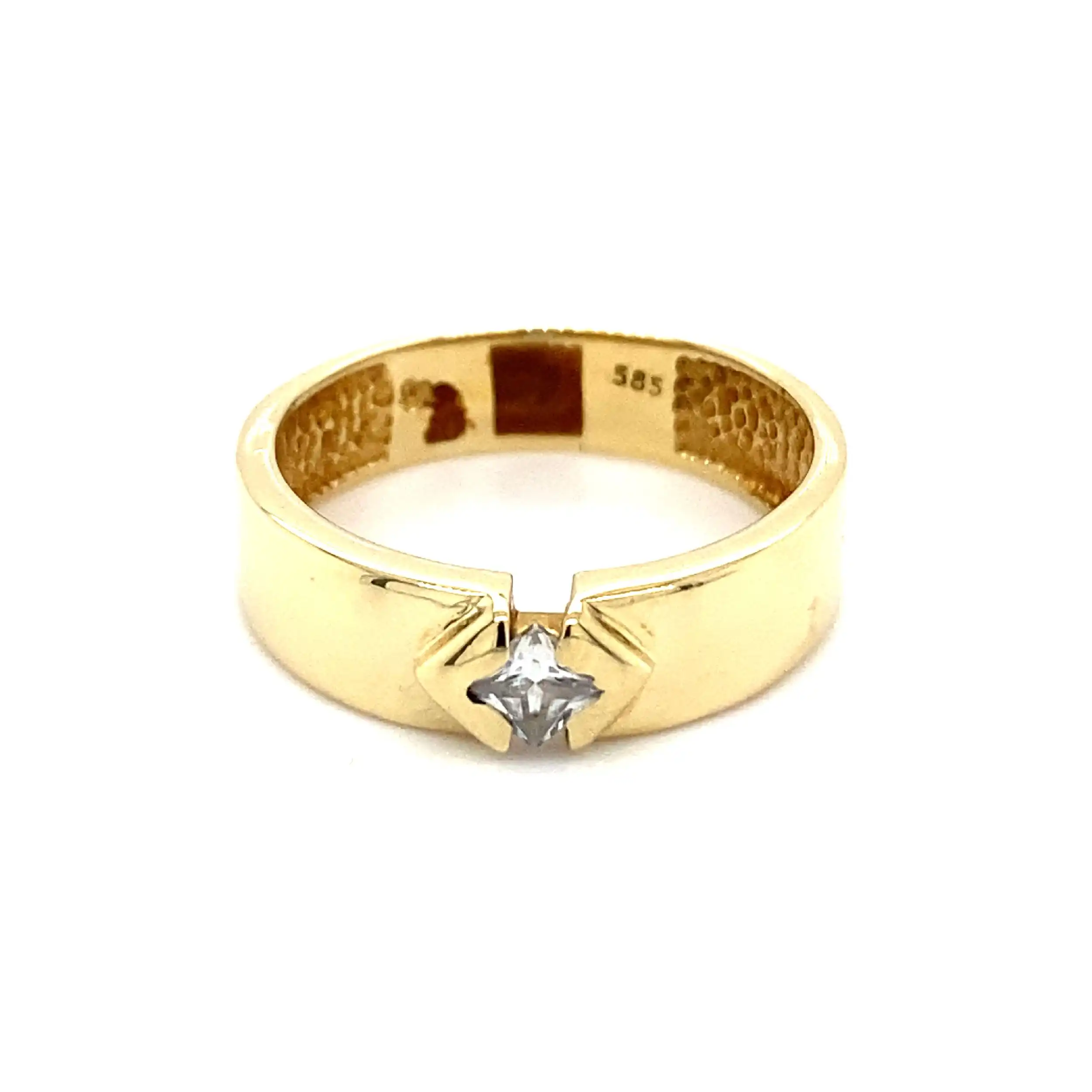 Ring Gelbgold mit Zirkonia Ring Gelbgold mit Zirkonia