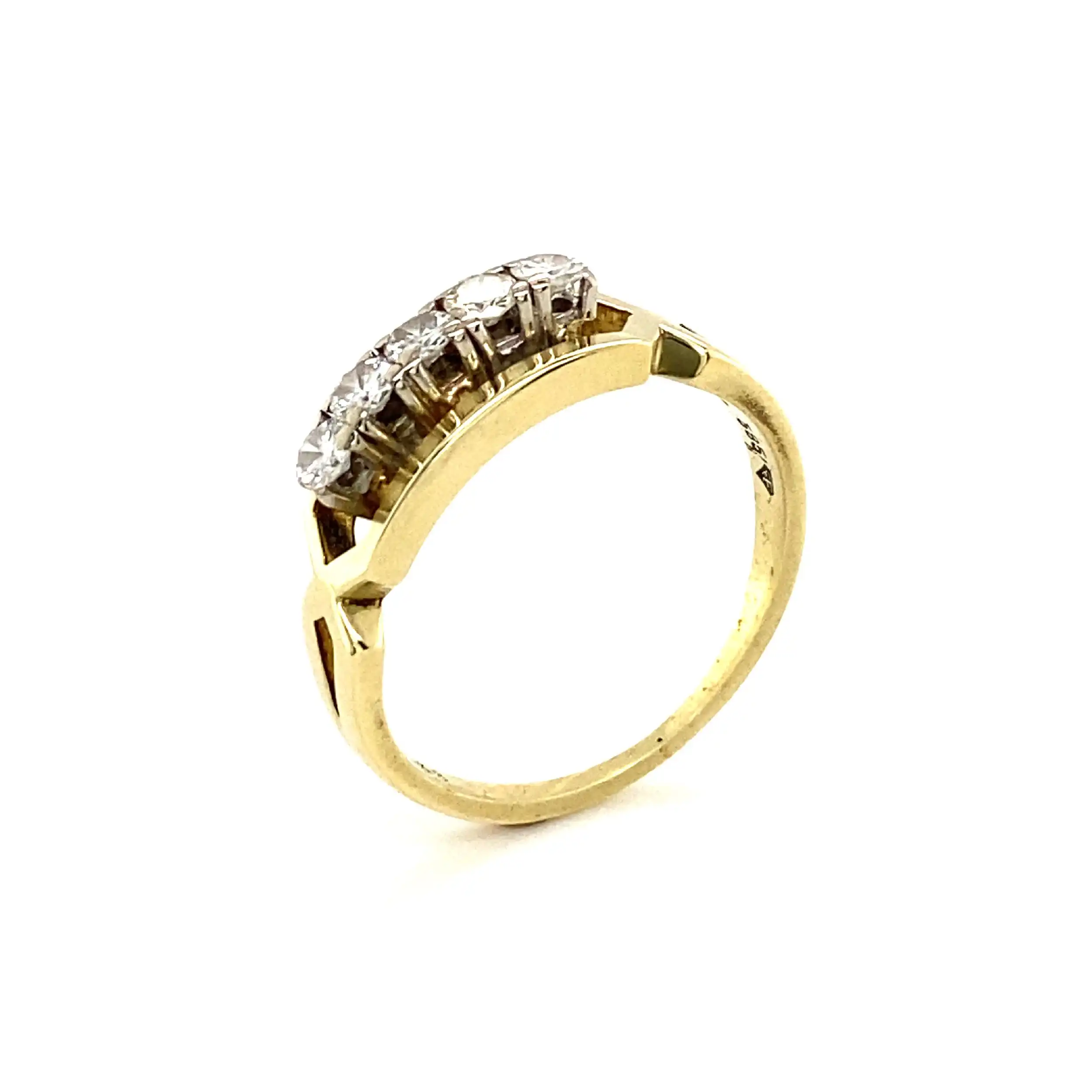 Ring Gelbgold mit Brillanten