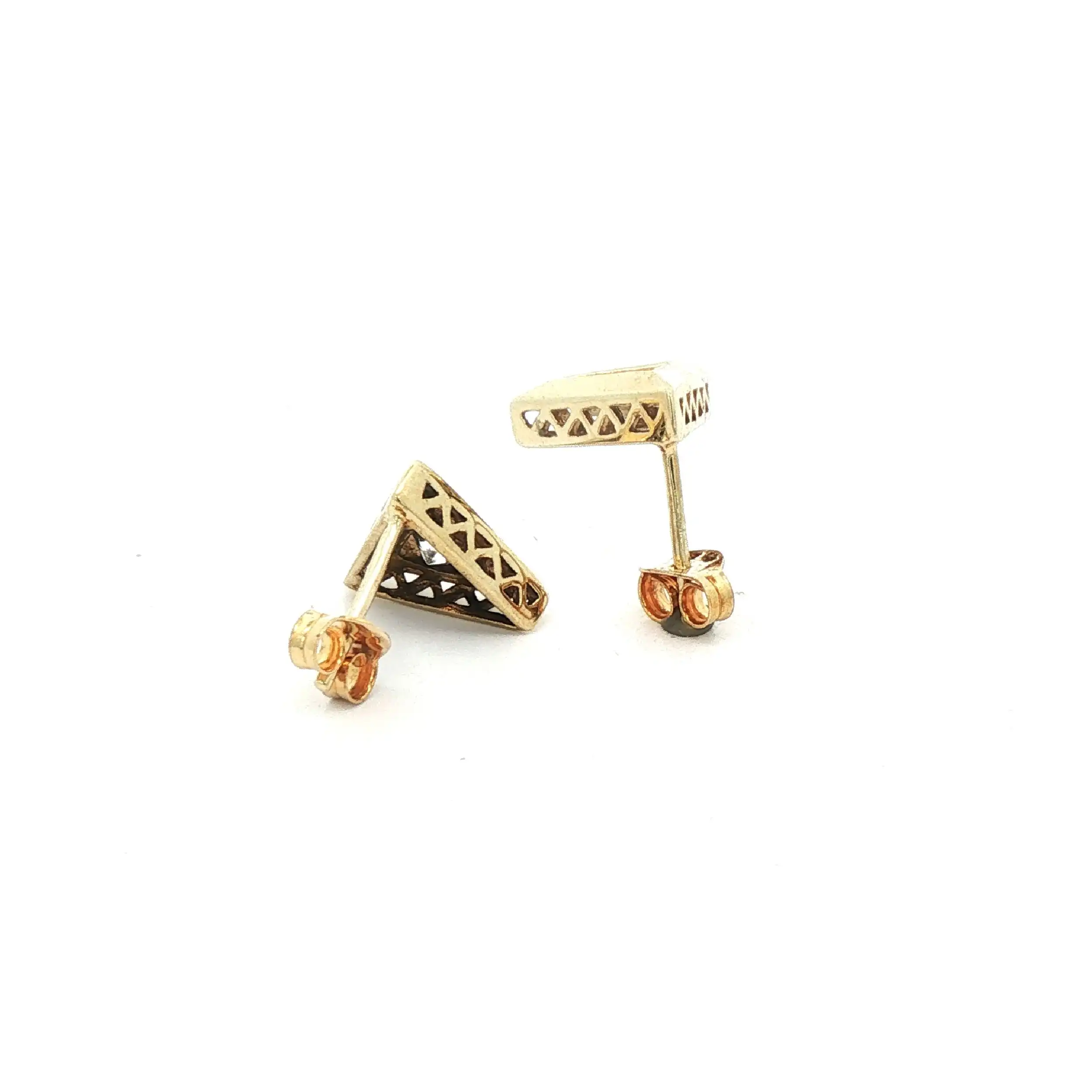 Ohrstecker Gelbgold mit Zirkonia Ohrstecker Gelbgold mit Zirkonia