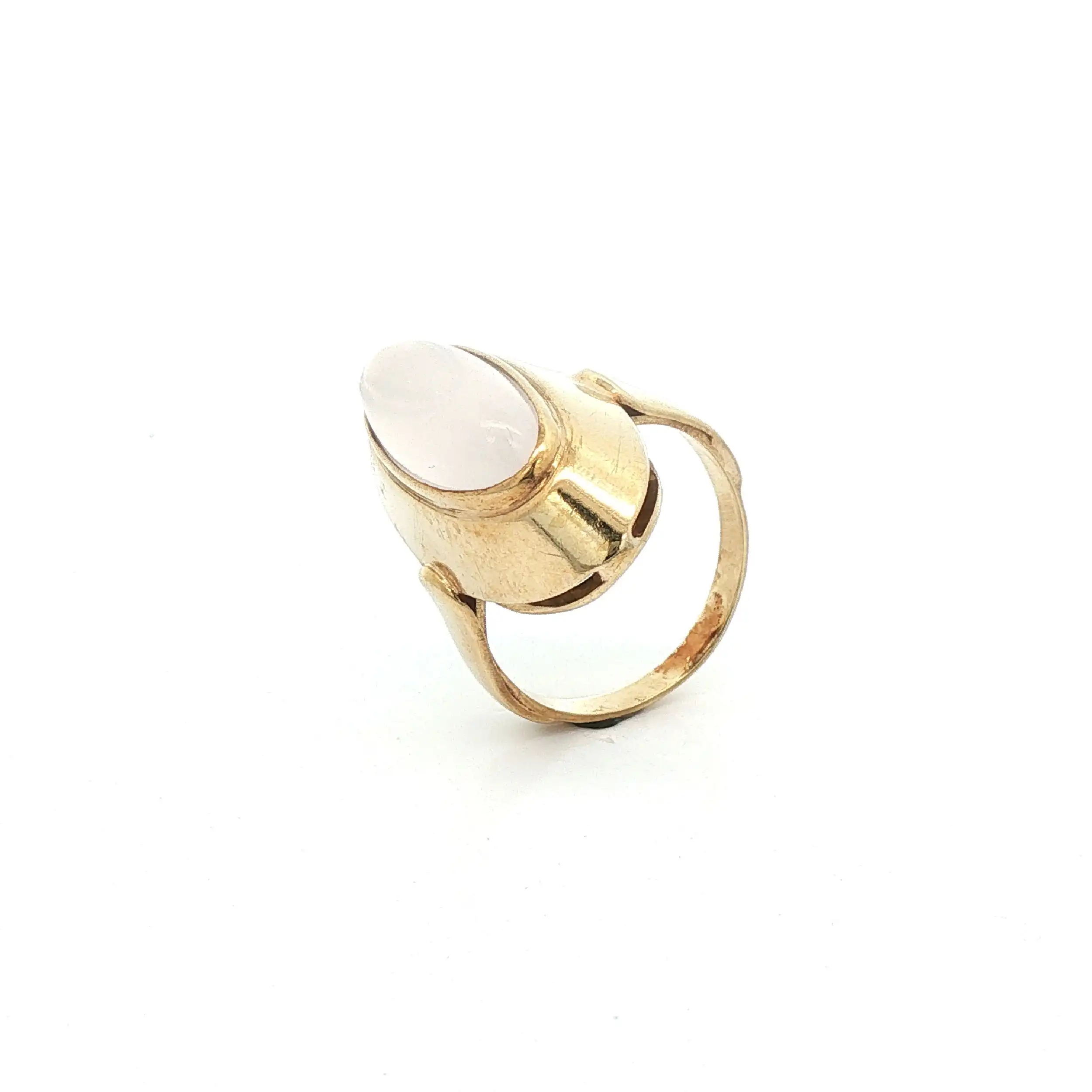 Ring Gelbgold mit Mondstein