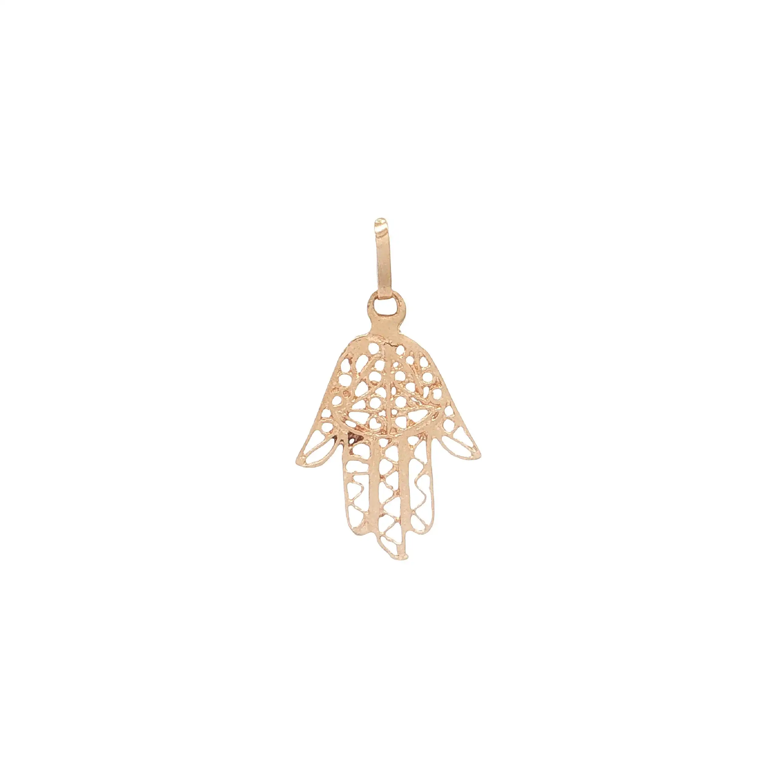 Anhänger Rosegold Hand der Fatima Anhänger Rosegold Hand der Fatima