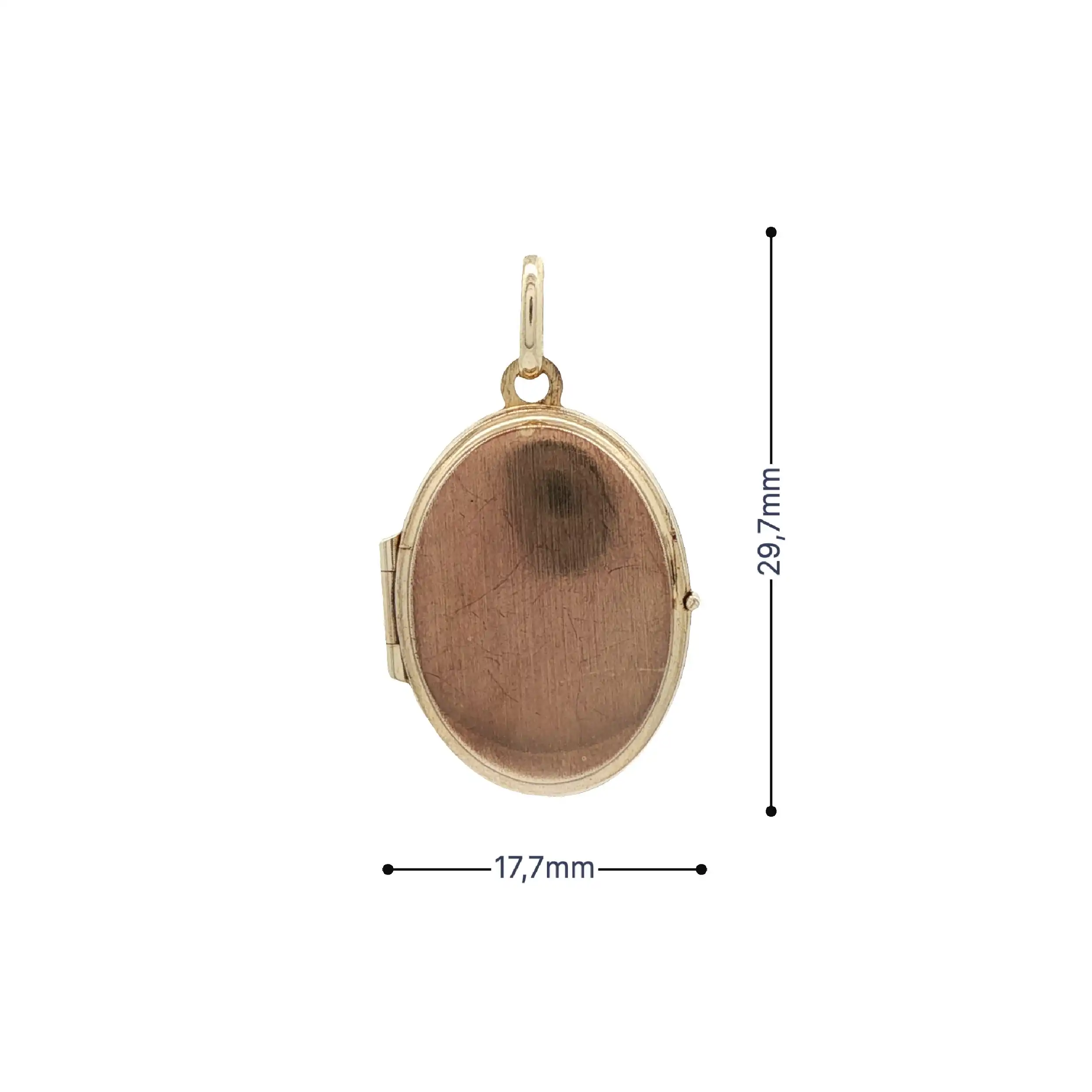 Medaillon Gelbgold